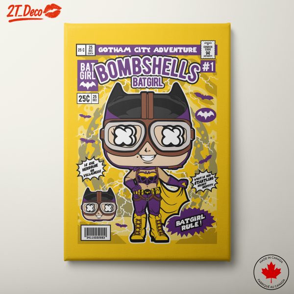 Batgirl Bombshells Gotham City Adventure Art