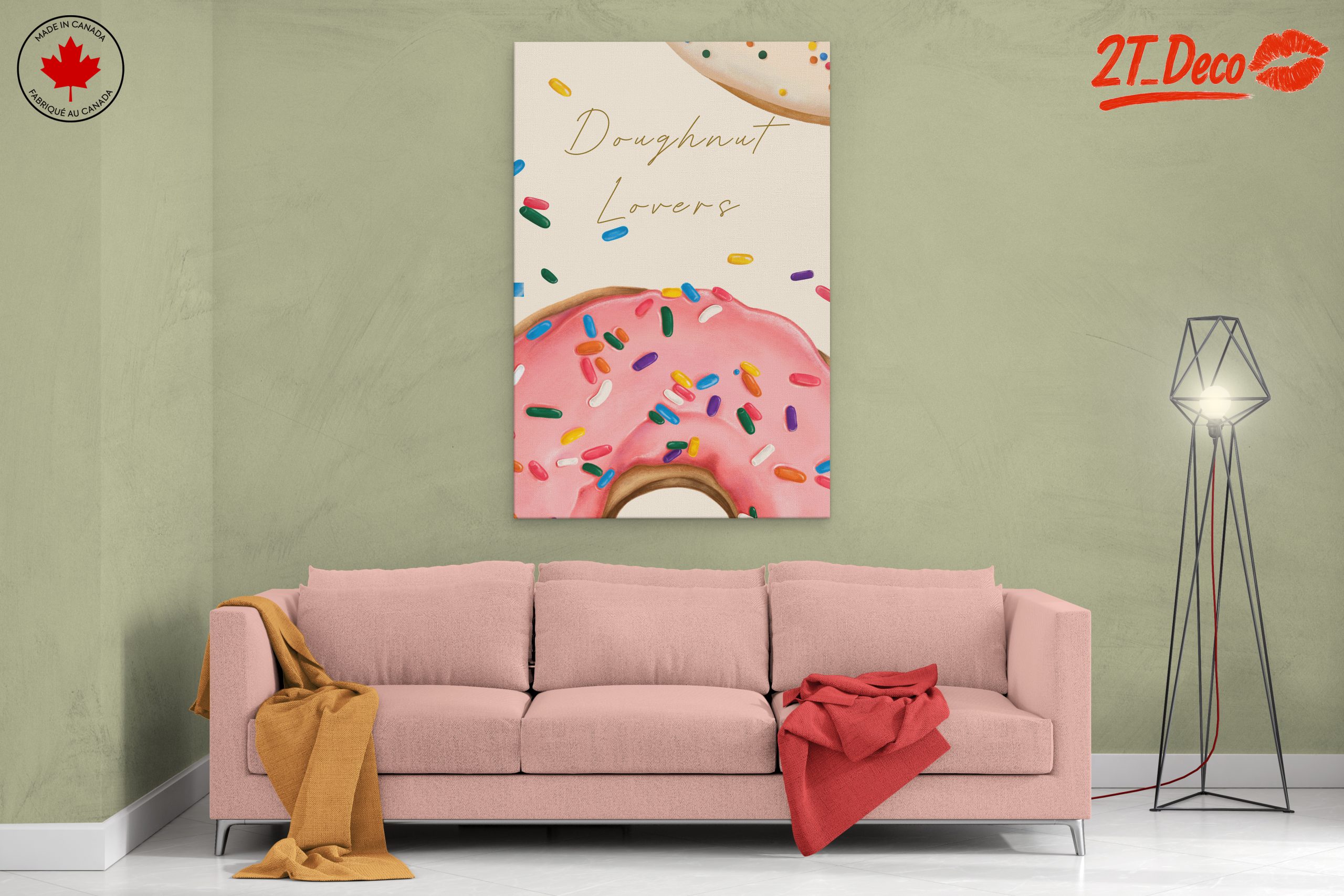 Colorful Doughnut Lovers Artwork - Image 2