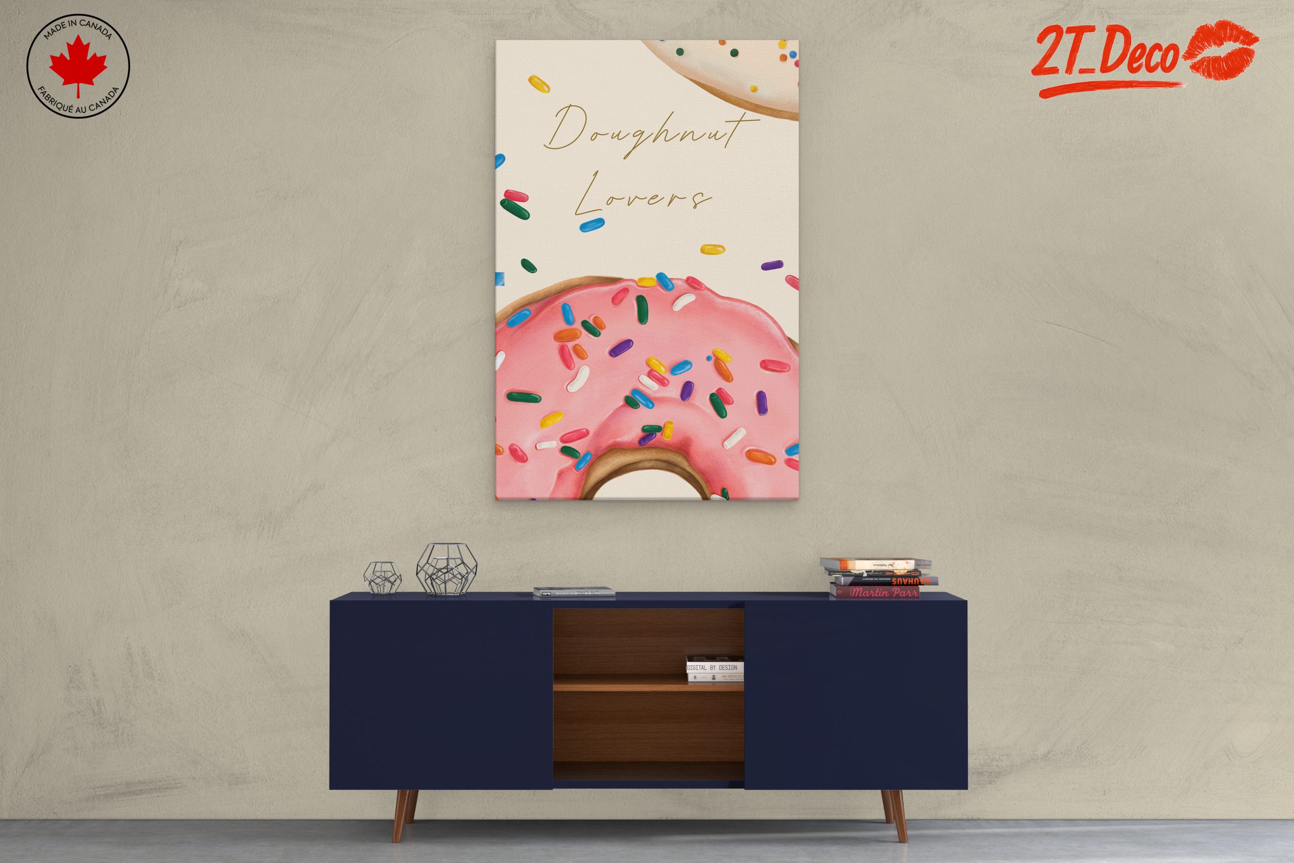 Colorful Doughnut Lovers Artwork - Image 3