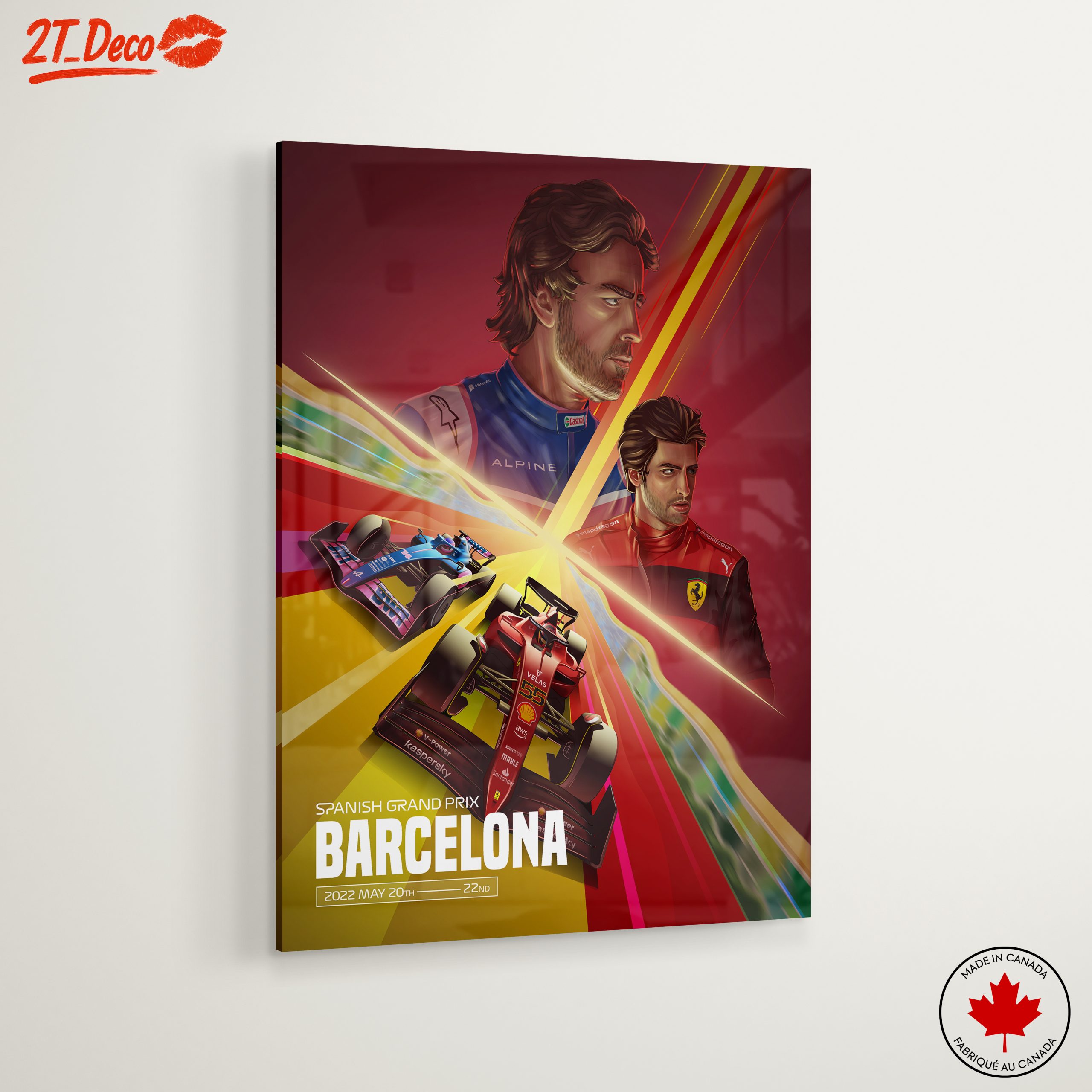 Dynamic Formula 1 Racing Artwork from Barcelona - Image 6