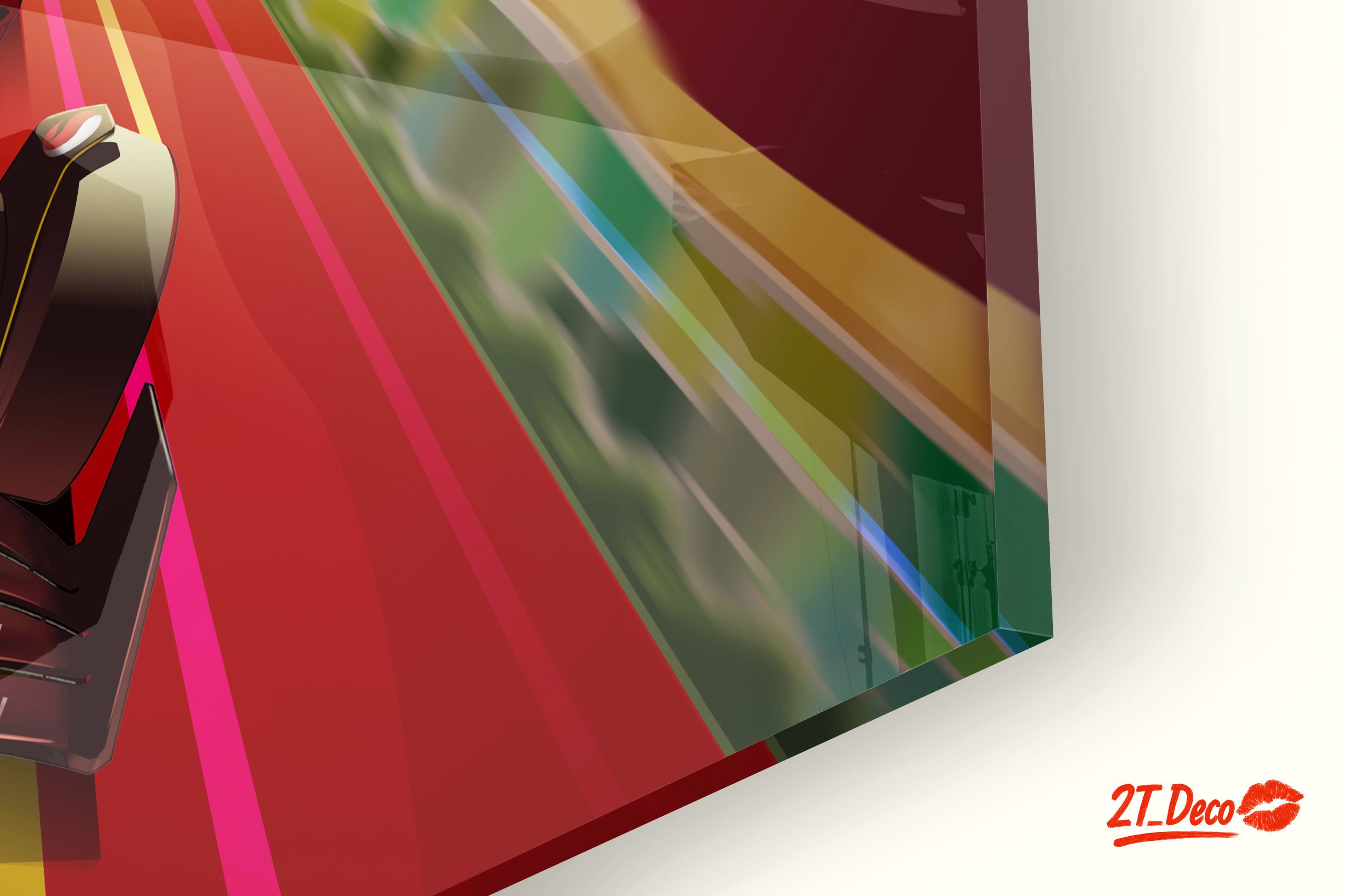 Dynamic Formula 1 Racing Artwork from Barcelona - Image 9