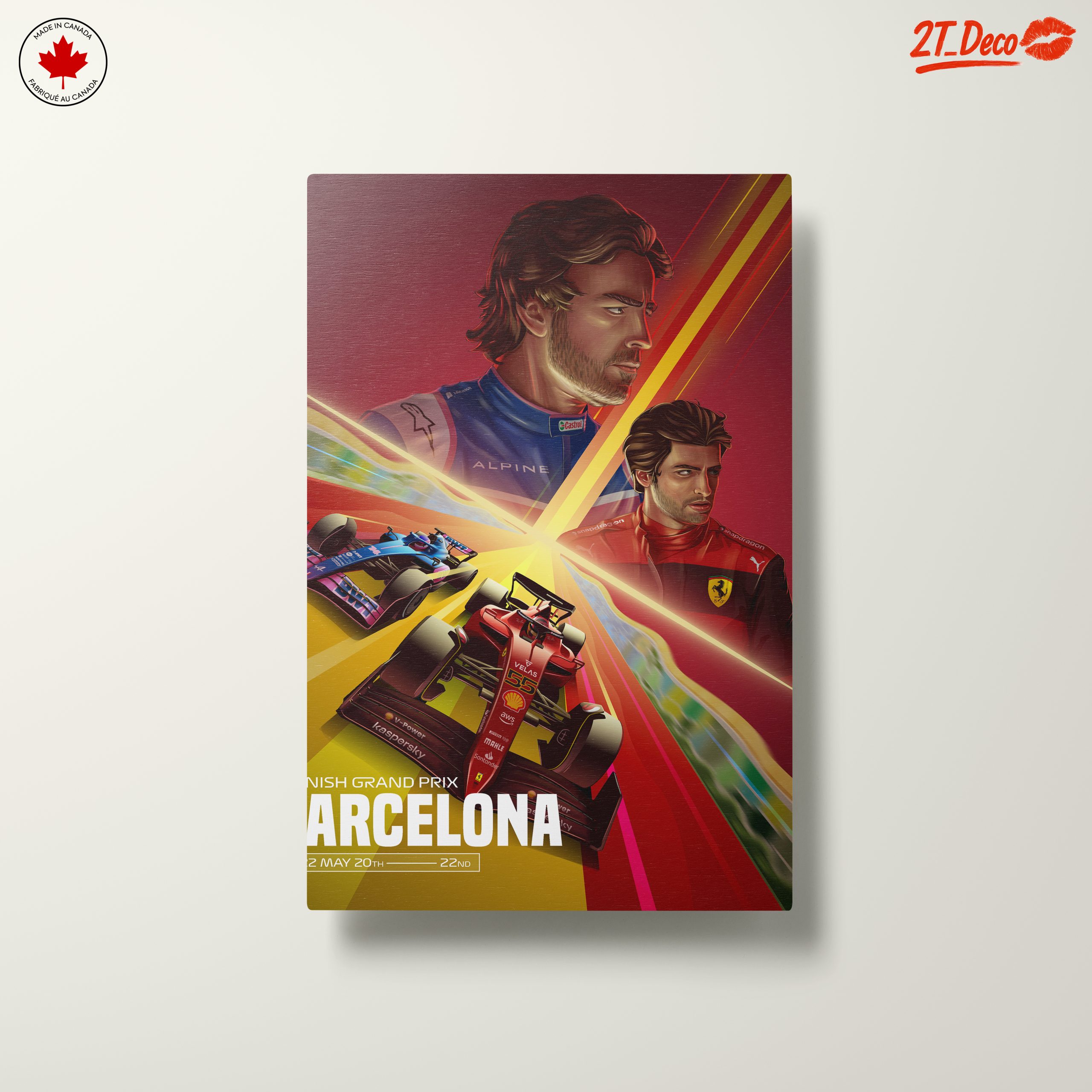 Dynamic Formula 1 Racing Artwork from Barcelona - Image 10