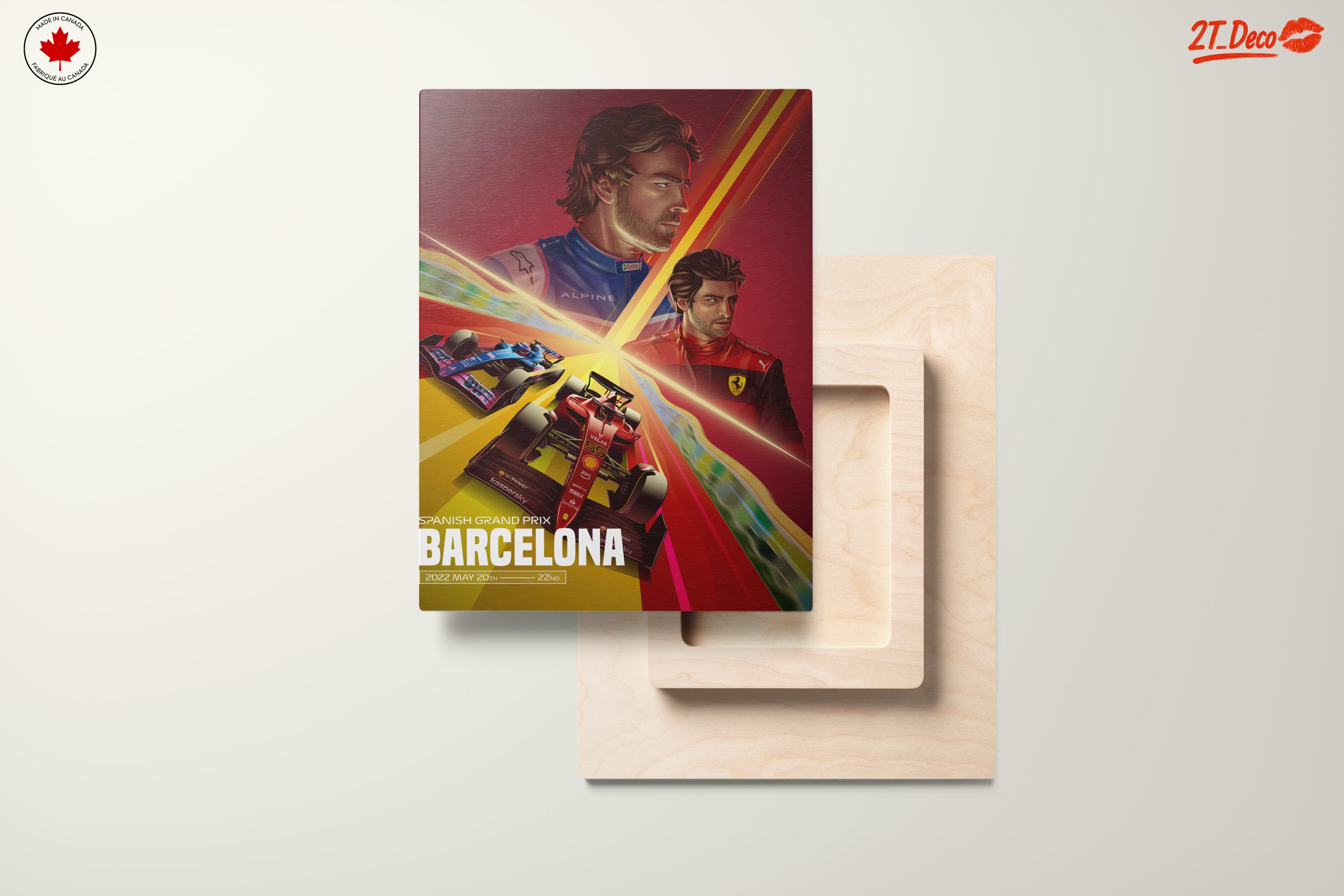 Dynamic Formula 1 Racing Artwork from Barcelona - Image 11