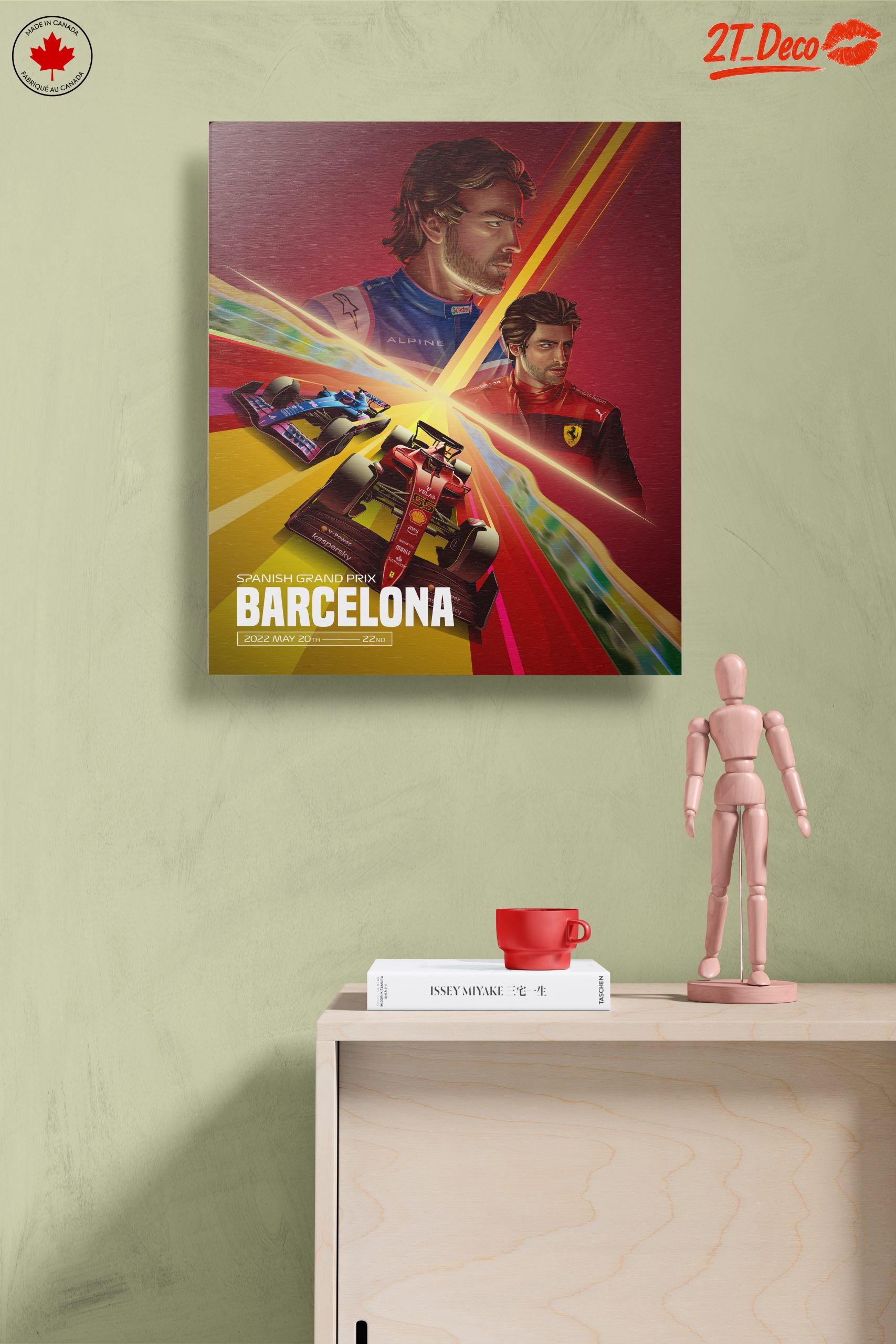 Dynamic Formula 1 Racing Artwork from Barcelona - Image 14