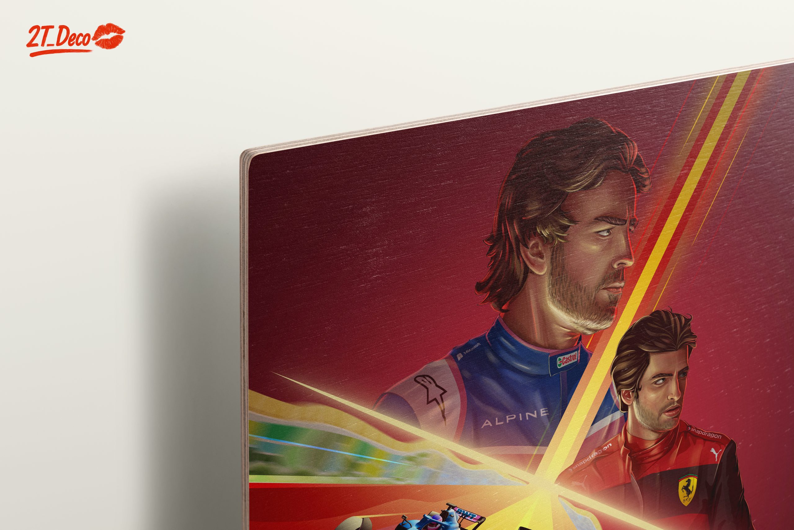 Dynamic Formula 1 Racing Artwork from Barcelona - Image 15