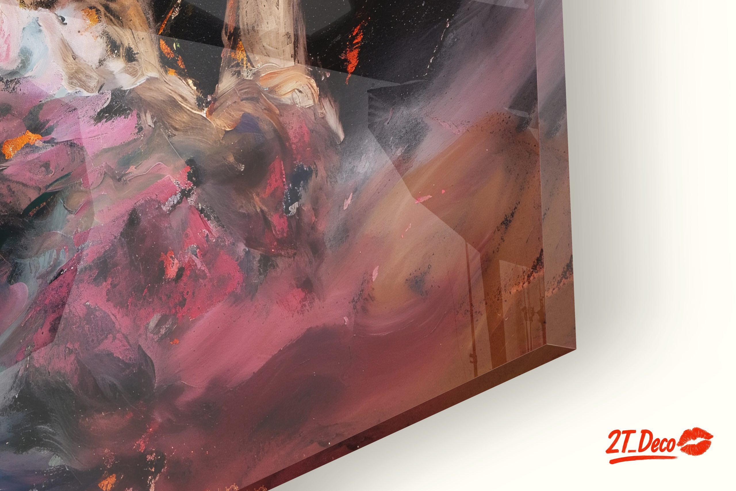 Vibrant Abstract Skull Playing Instrument Art - Image 9