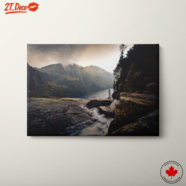 Majestic Natural Landscape with Mountain and River