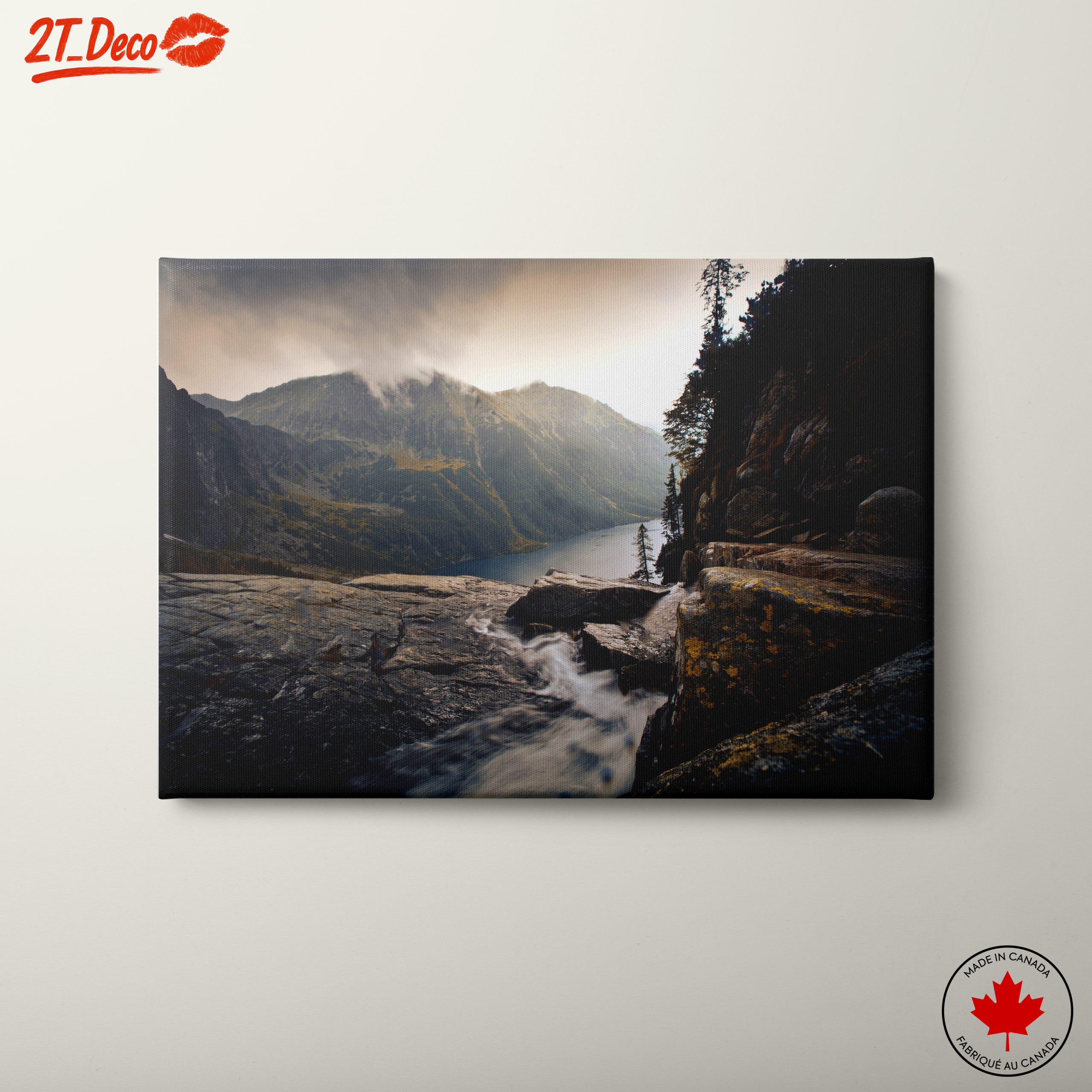 Majestic Natural Landscape with Mountain and River