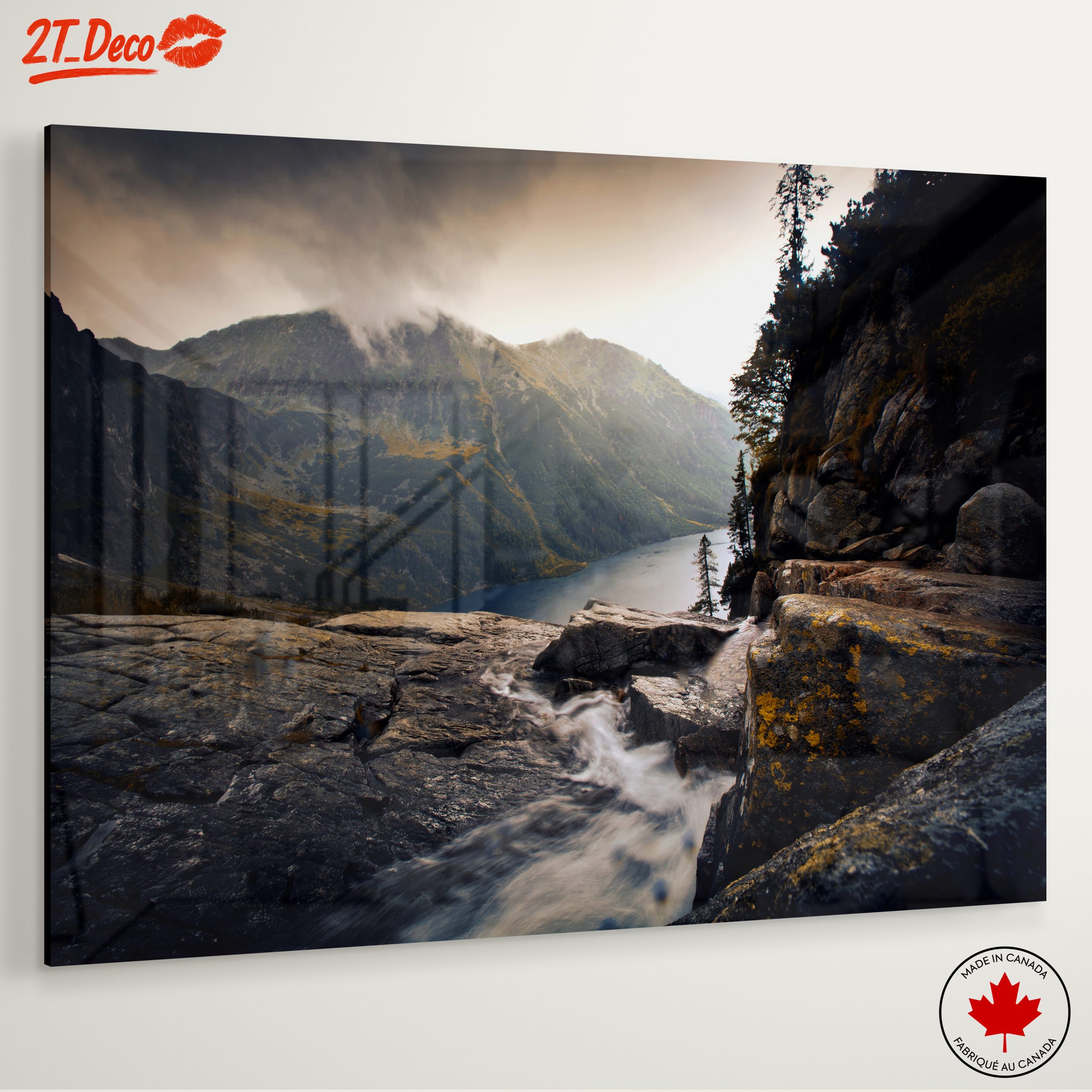 Majestic Natural Landscape with Mountain and River - Image 6