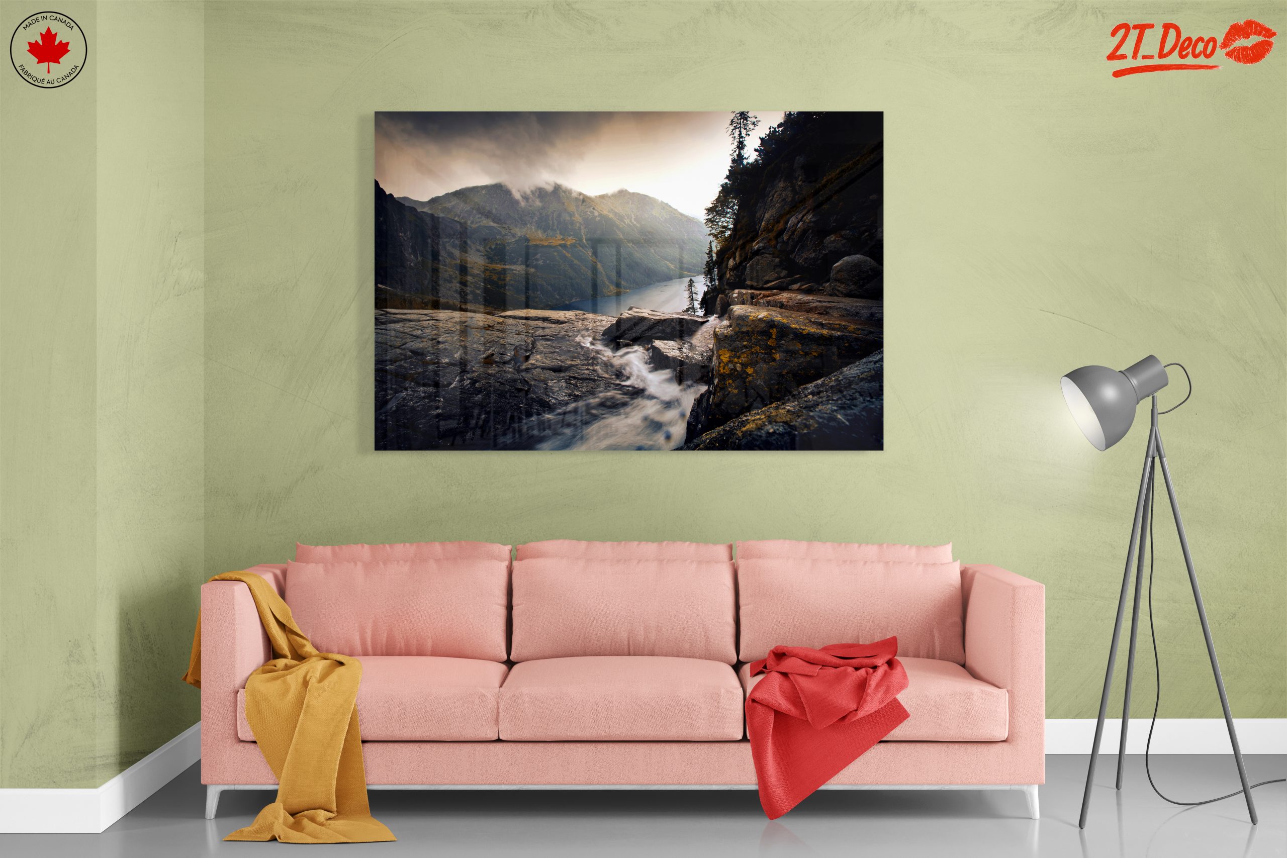 Majestic Natural Landscape with Mountain and River - Image 7