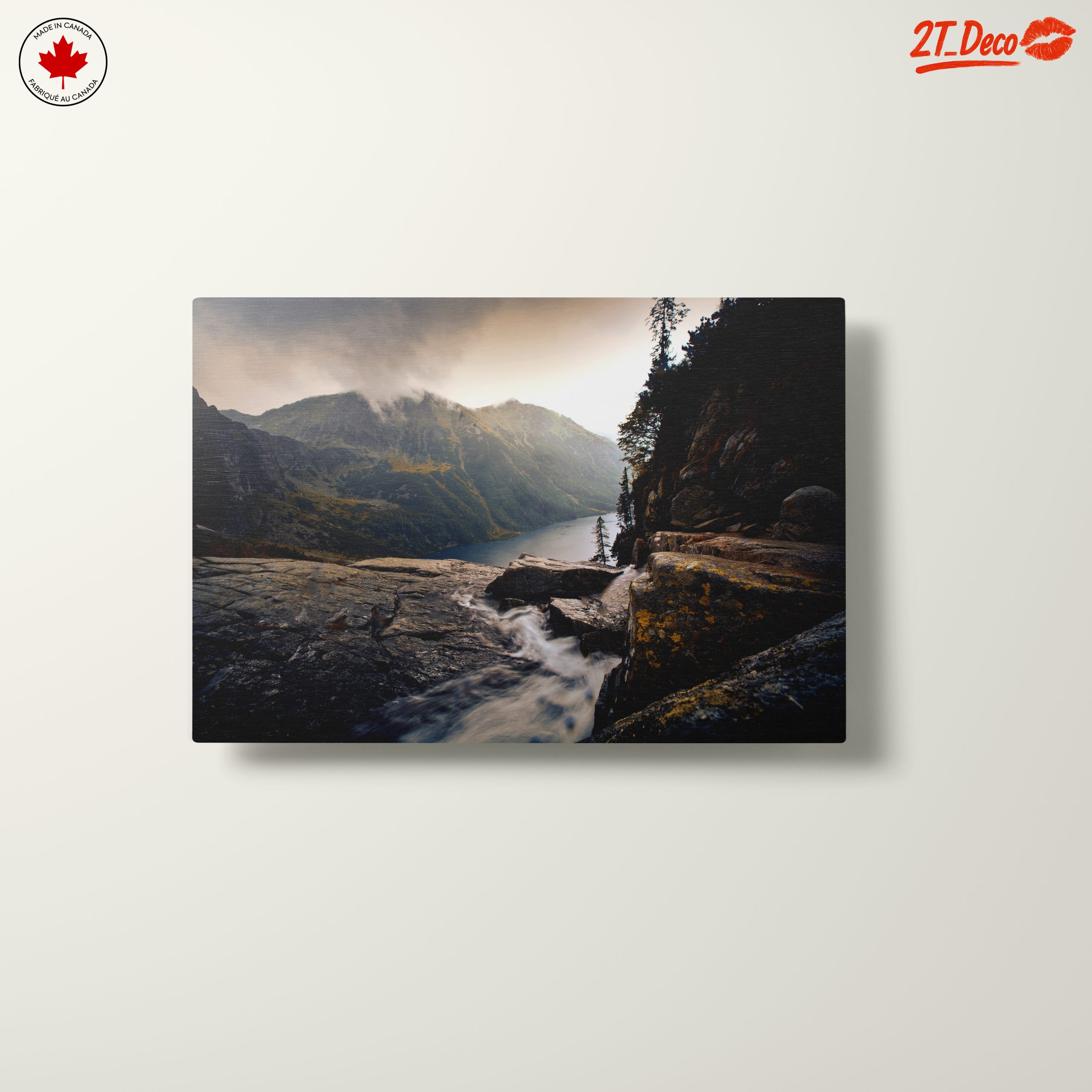 Majestic Natural Landscape with Mountain and River - Image 10