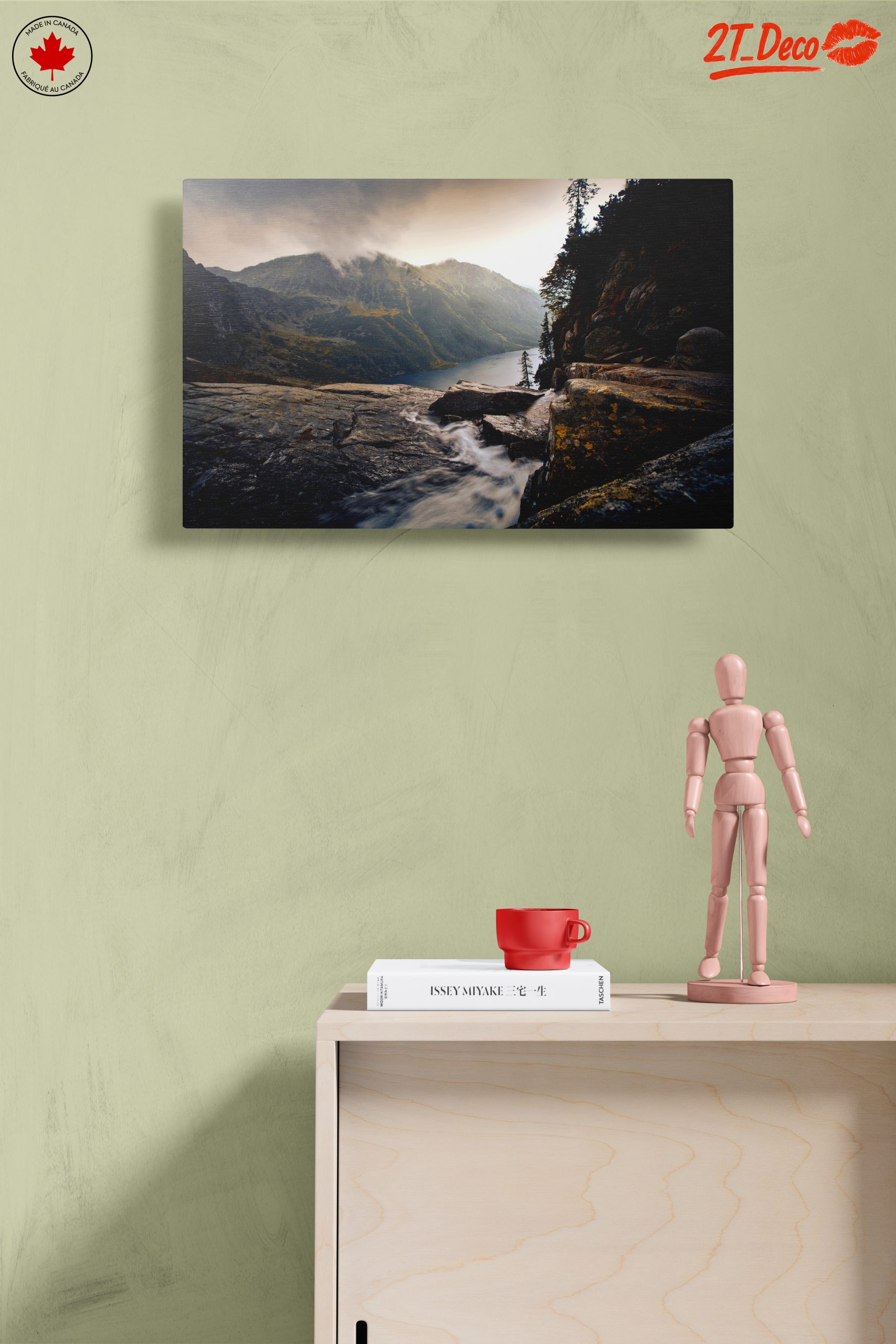 Majestic Natural Landscape with Mountain and River - Image 14