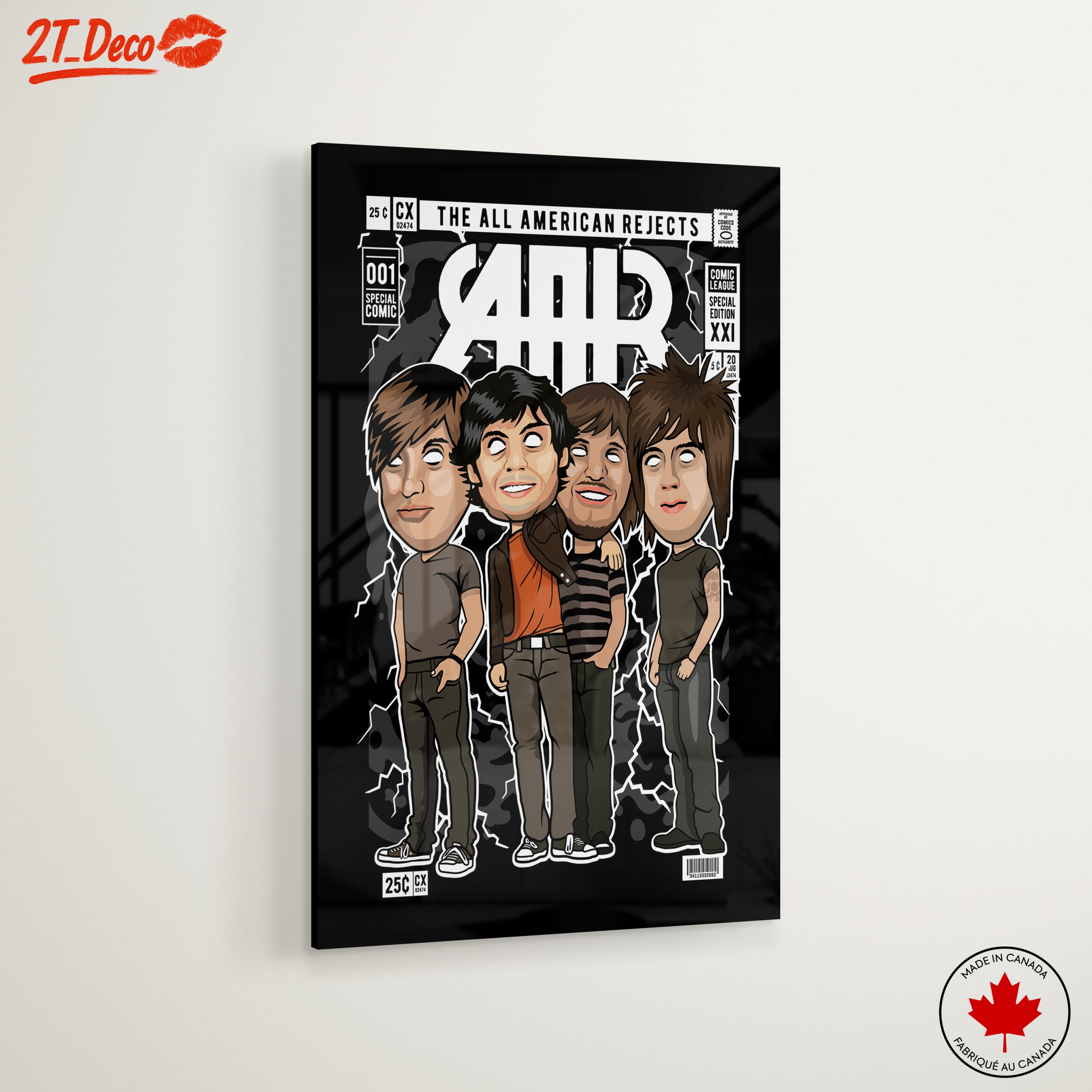 All American Rejects Band Portrait Art - Image 6