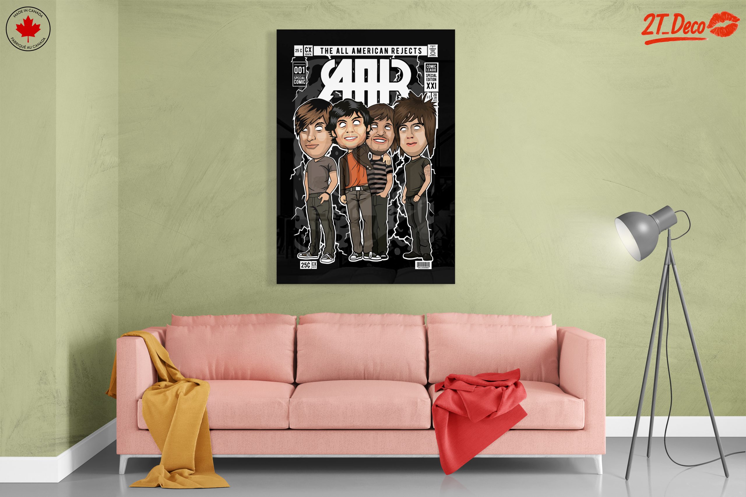 All American Rejects Band Portrait Art - Image 7