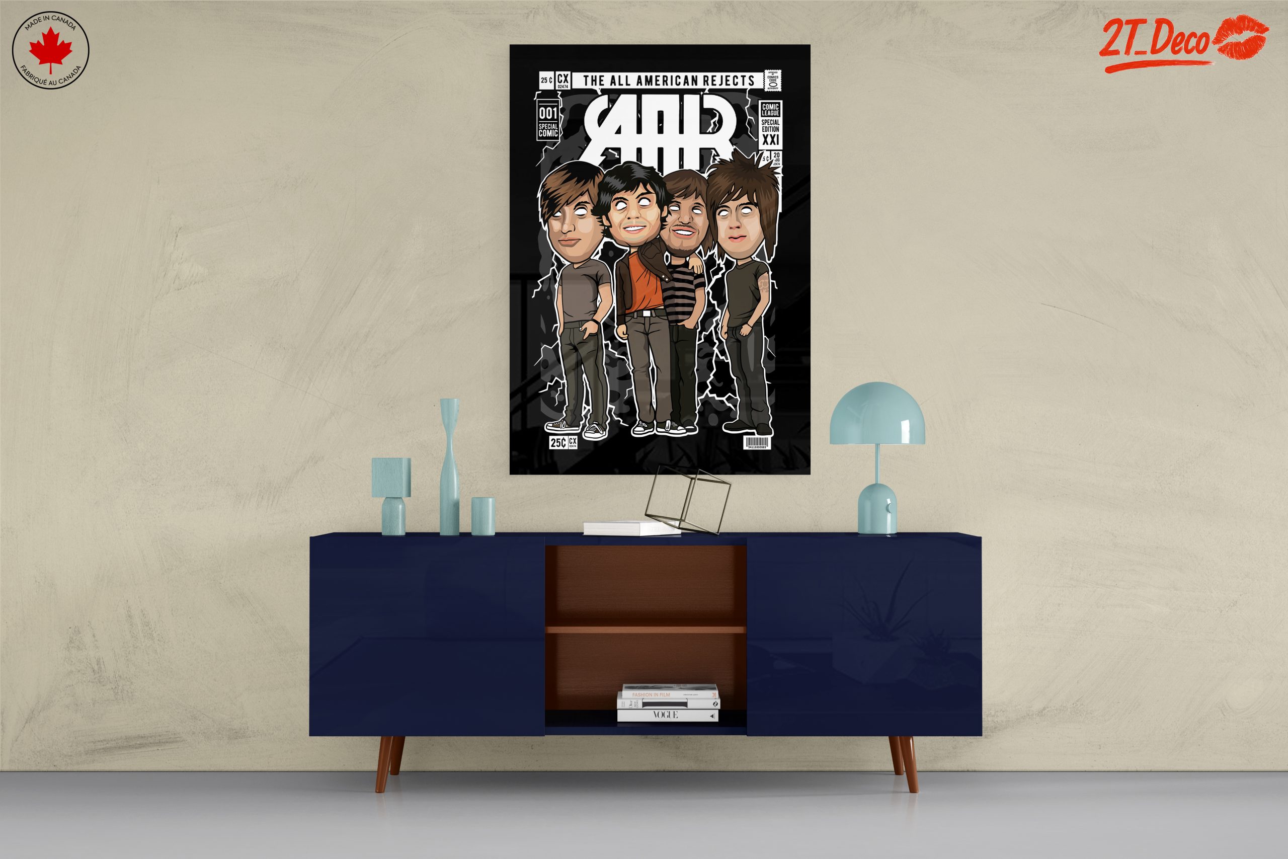 All American Rejects Band Portrait Art - Image 8