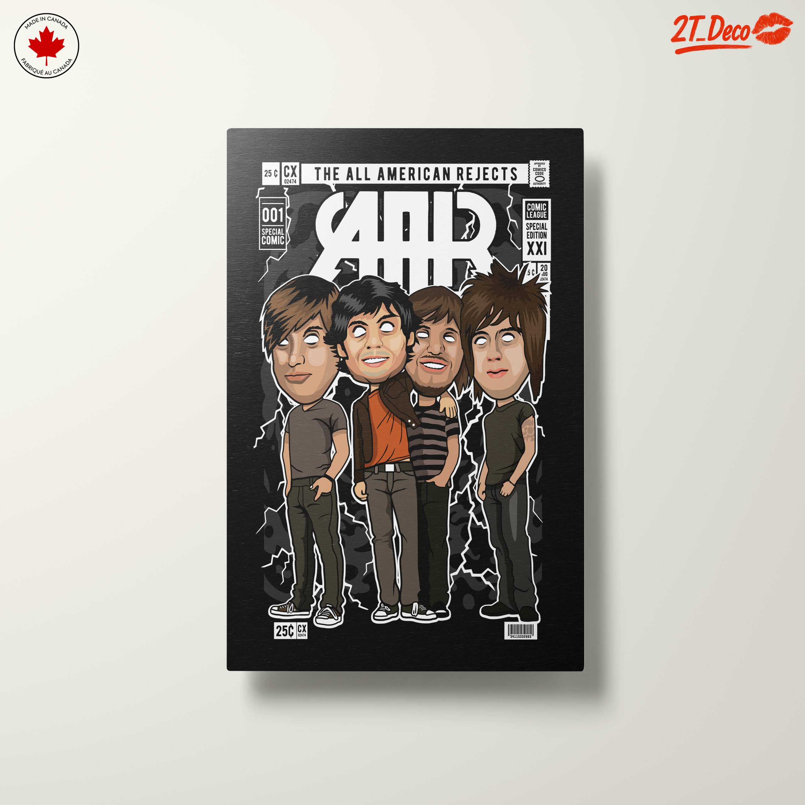All American Rejects Band Portrait Art - Image 10