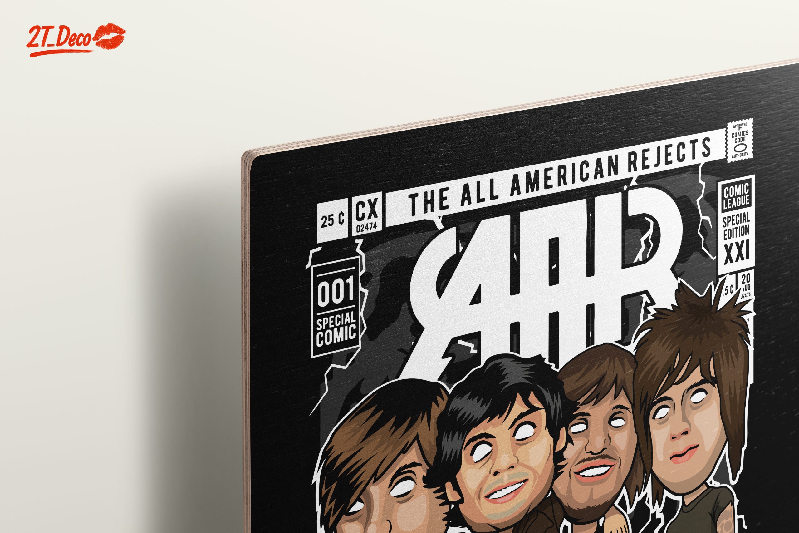 All American Rejects Band Portrait Art - Image 15