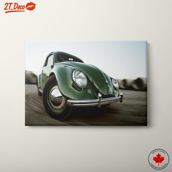 Elegant Classic Car in Motion