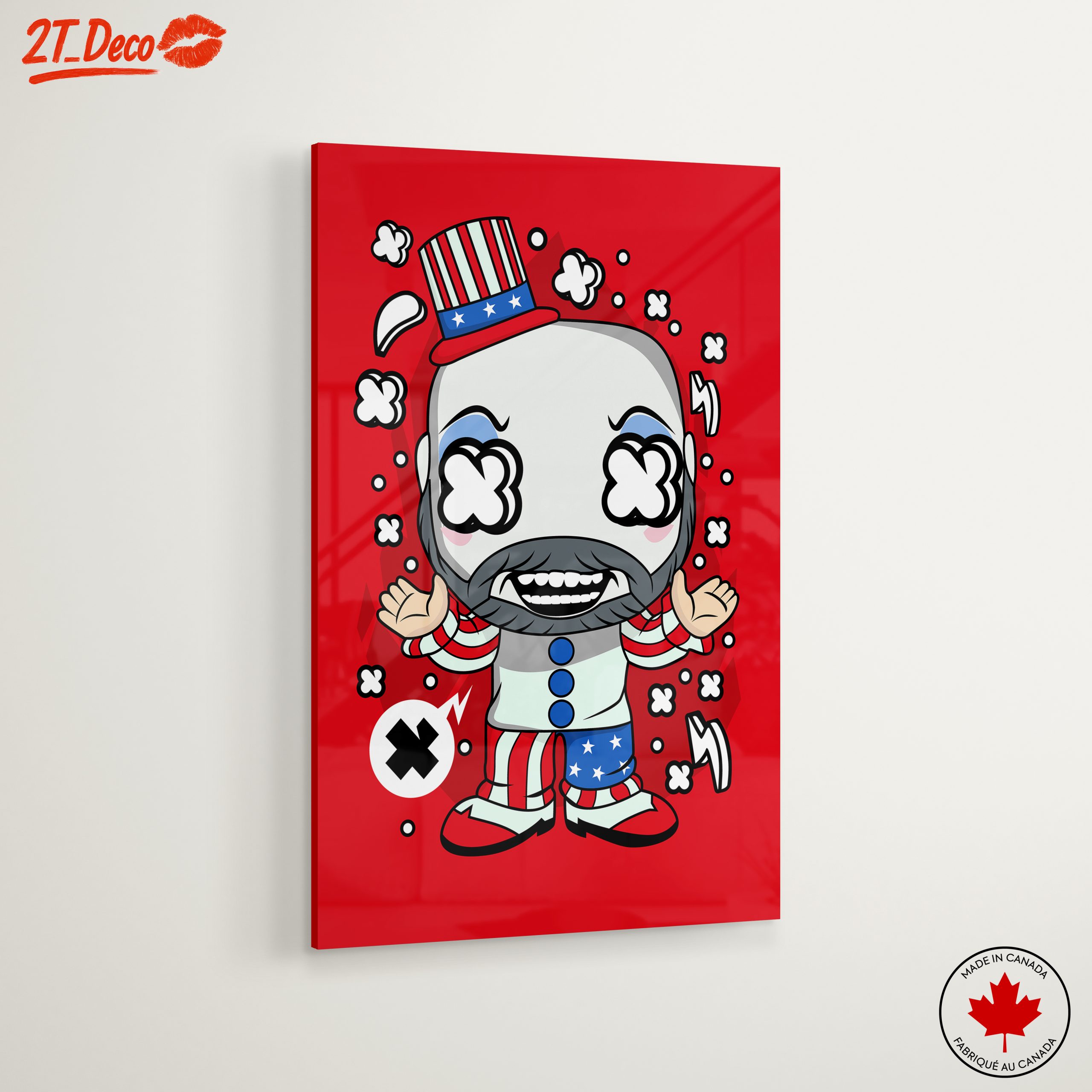 Funny Cartoon Character with Patriotic Hat - Image 6
