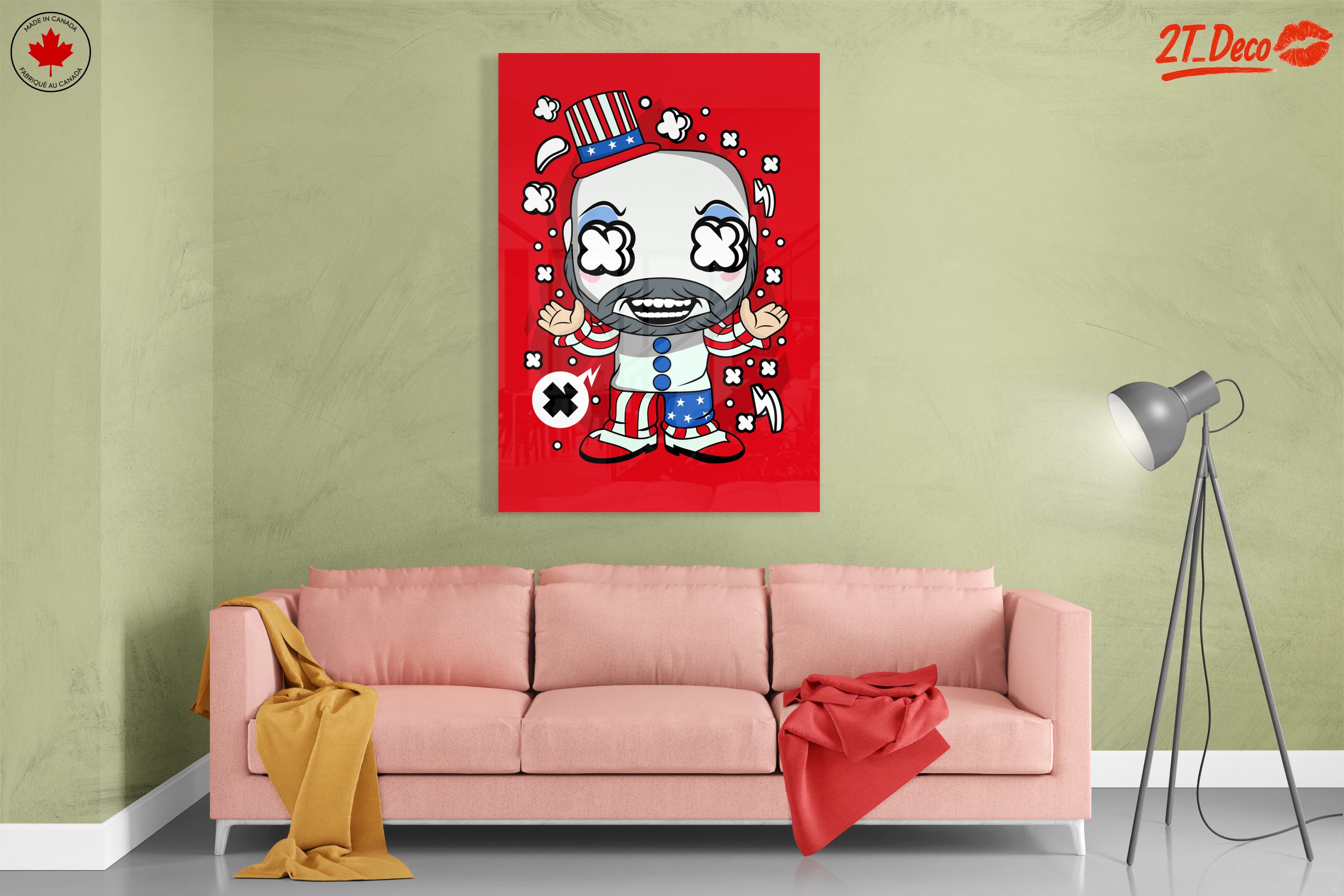 Funny Cartoon Character with Patriotic Hat - Image 7