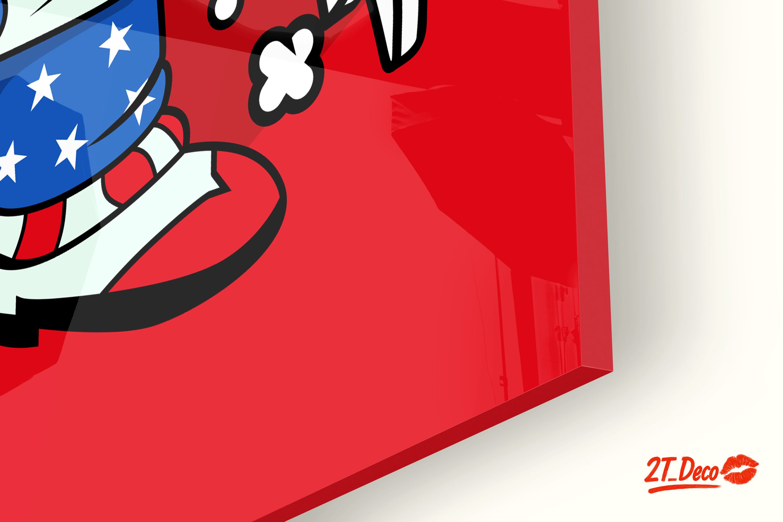Funny Cartoon Character with Patriotic Hat - Image 9