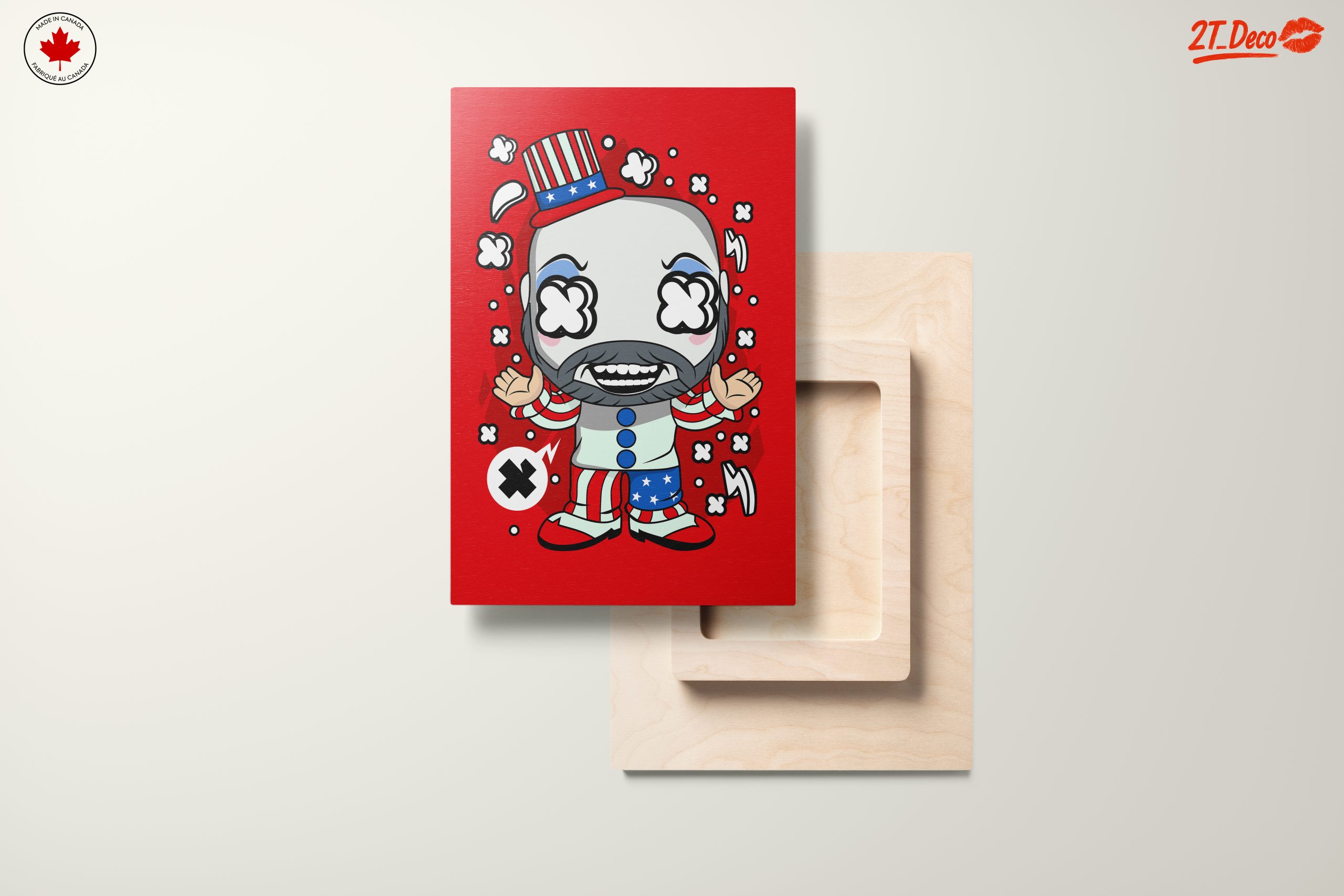 Funny Cartoon Character with Patriotic Hat - Image 11