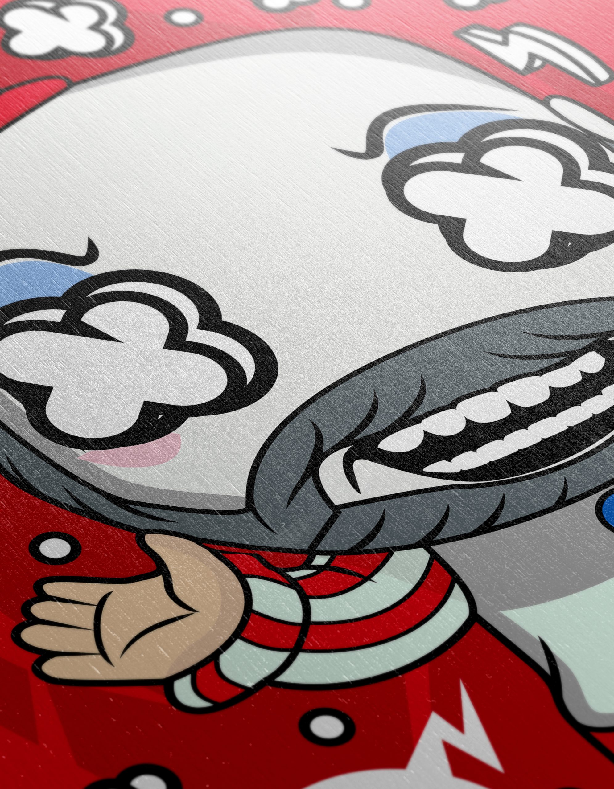 Funny Cartoon Character with Patriotic Hat - Image 12