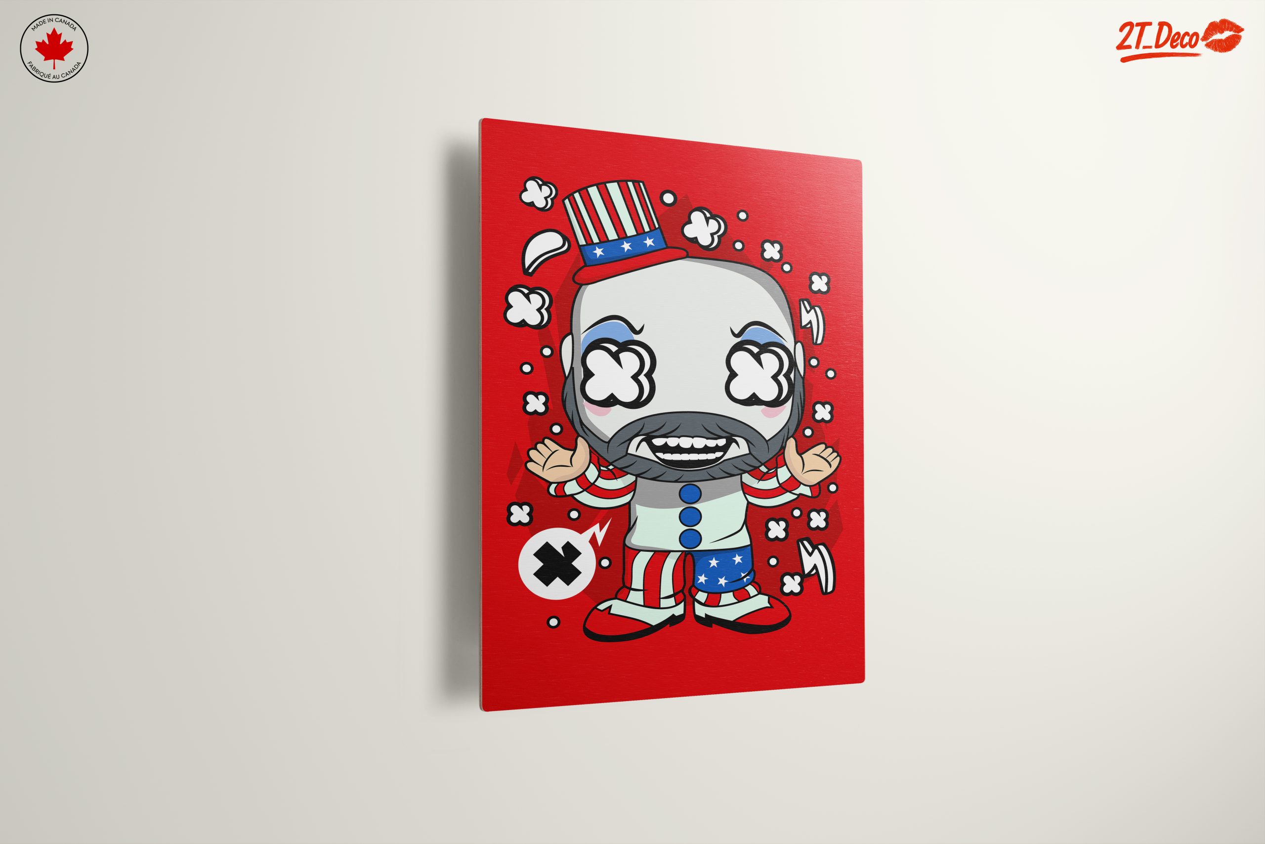 Funny Cartoon Character with Patriotic Hat - Image 13