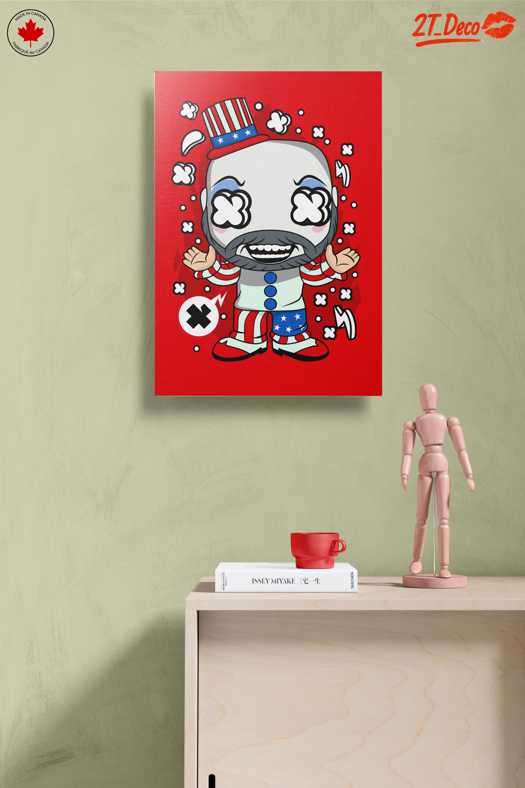 Funny Cartoon Character with Patriotic Hat - Image 14