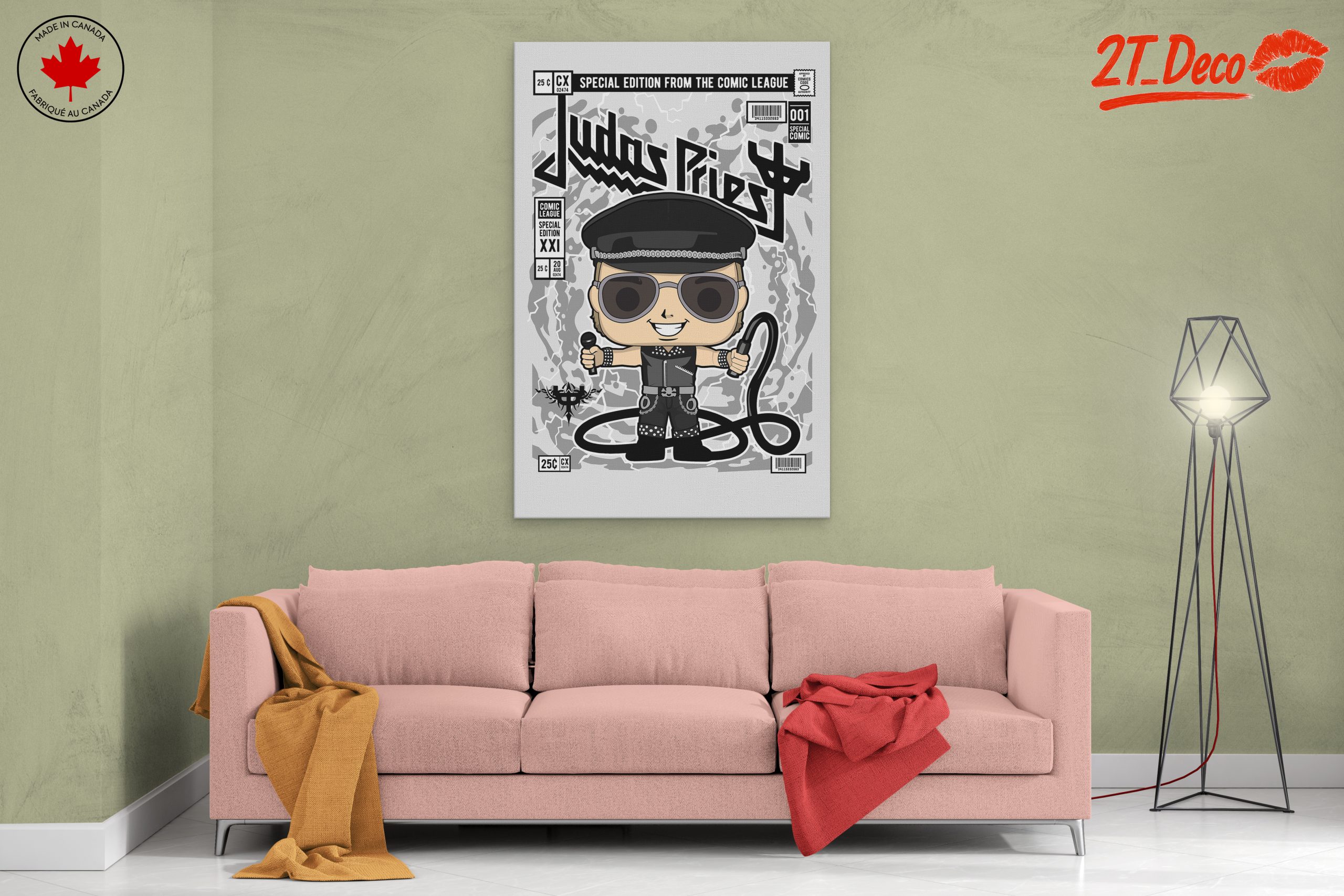 Judas Priest Pop Art Illustration - Image 2