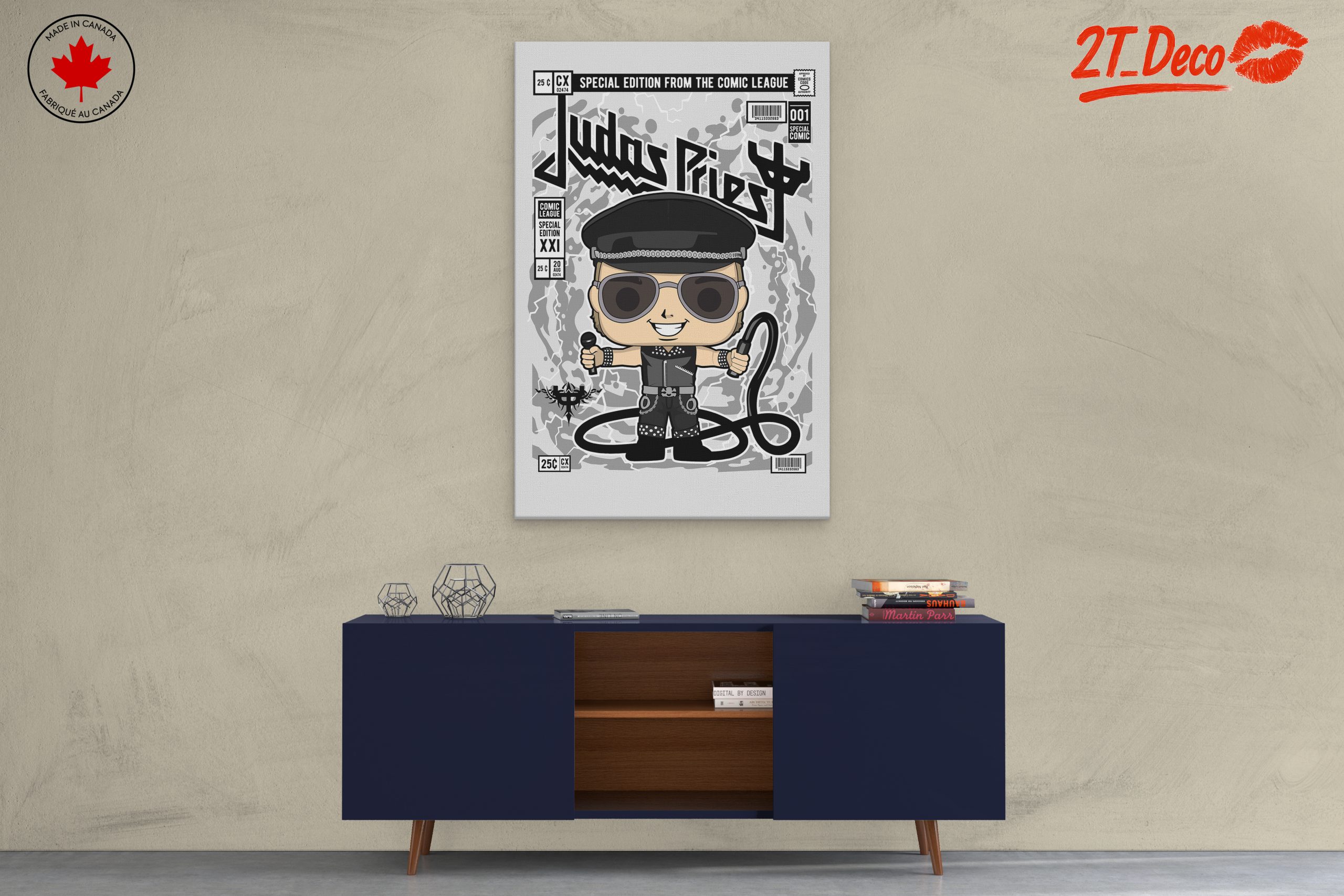 Judas Priest Pop Art Illustration - Image 3