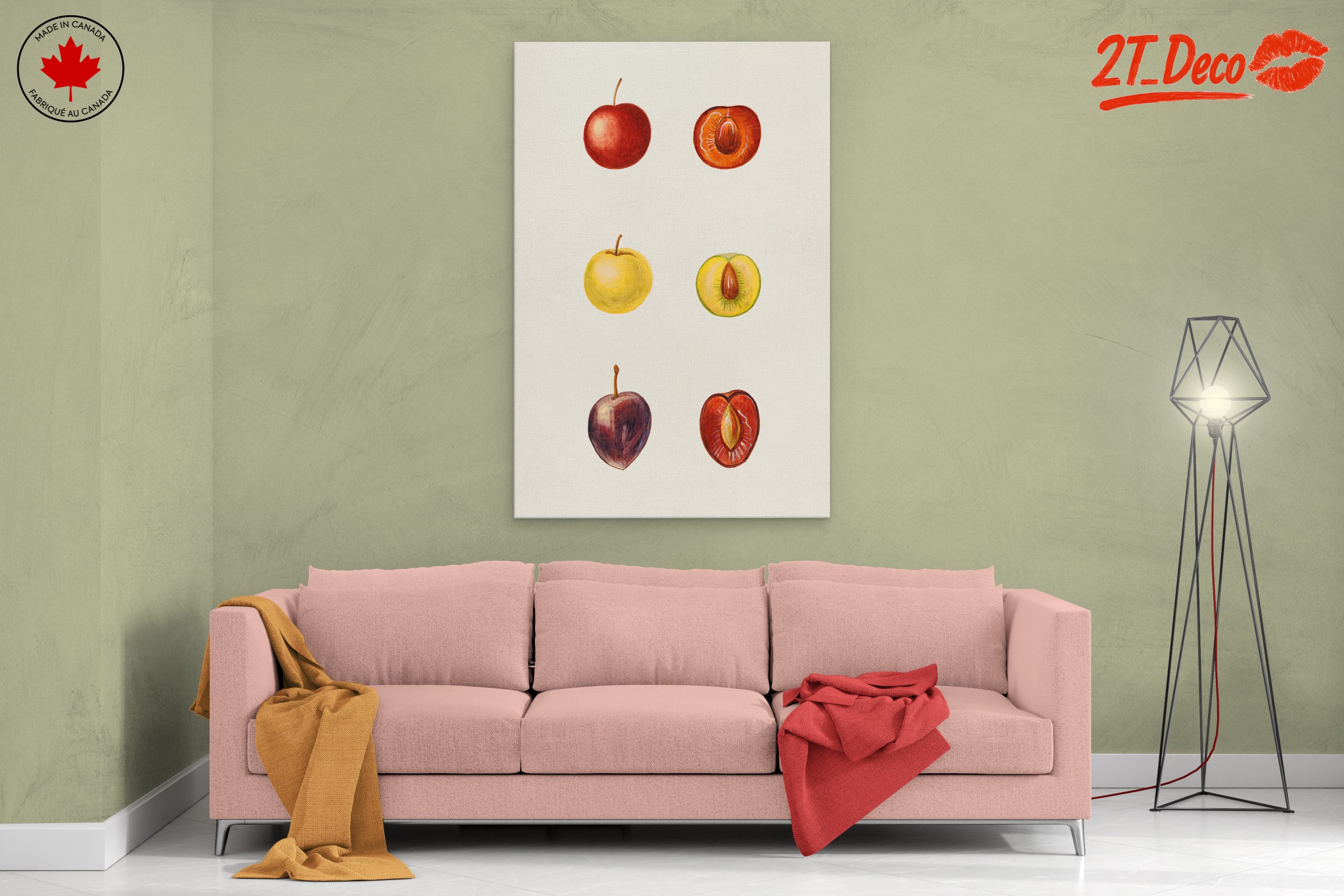 Stylized Fruit Illustrations in Abstract Style - Image 2