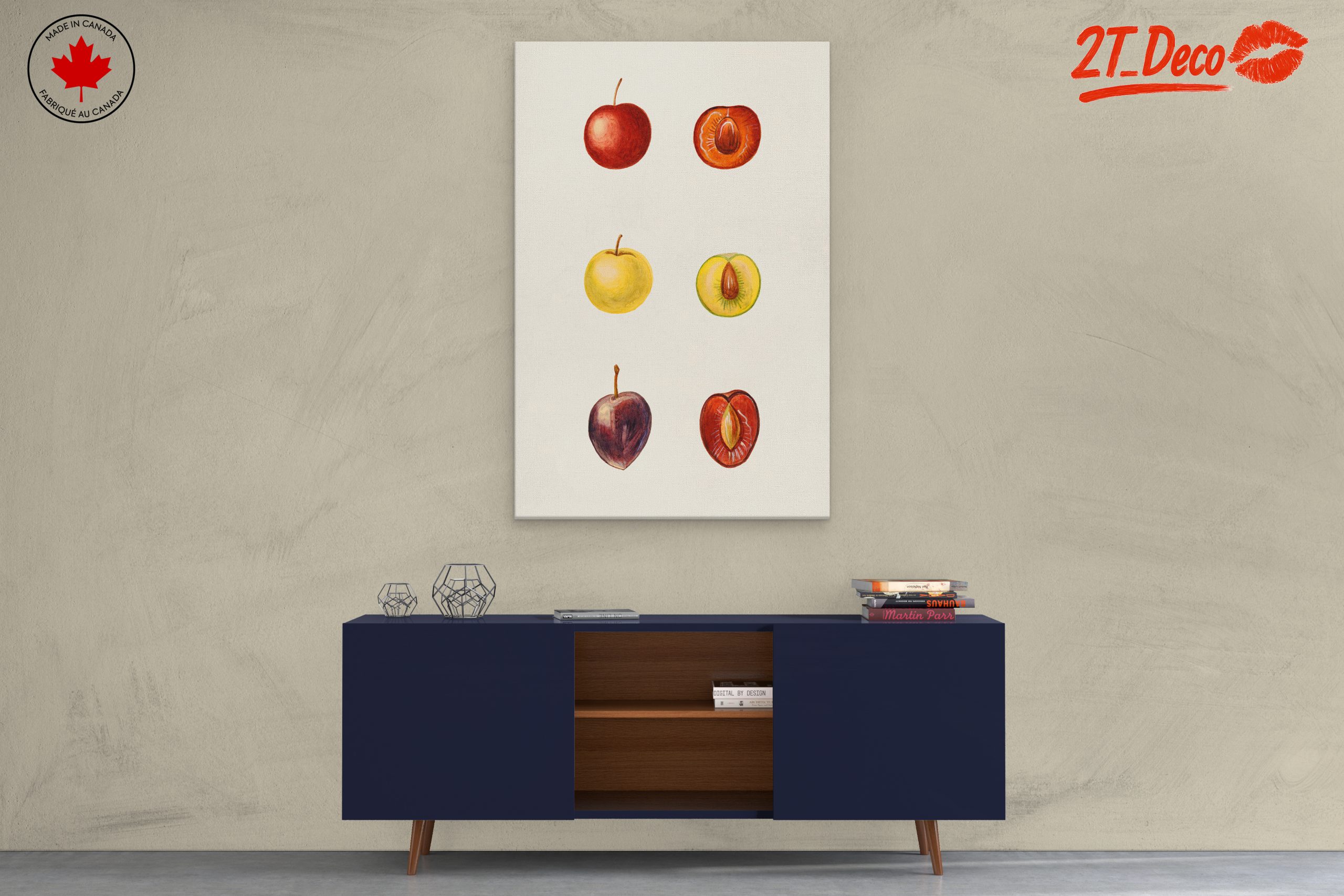 Stylized Fruit Illustrations in Abstract Style - Image 3
