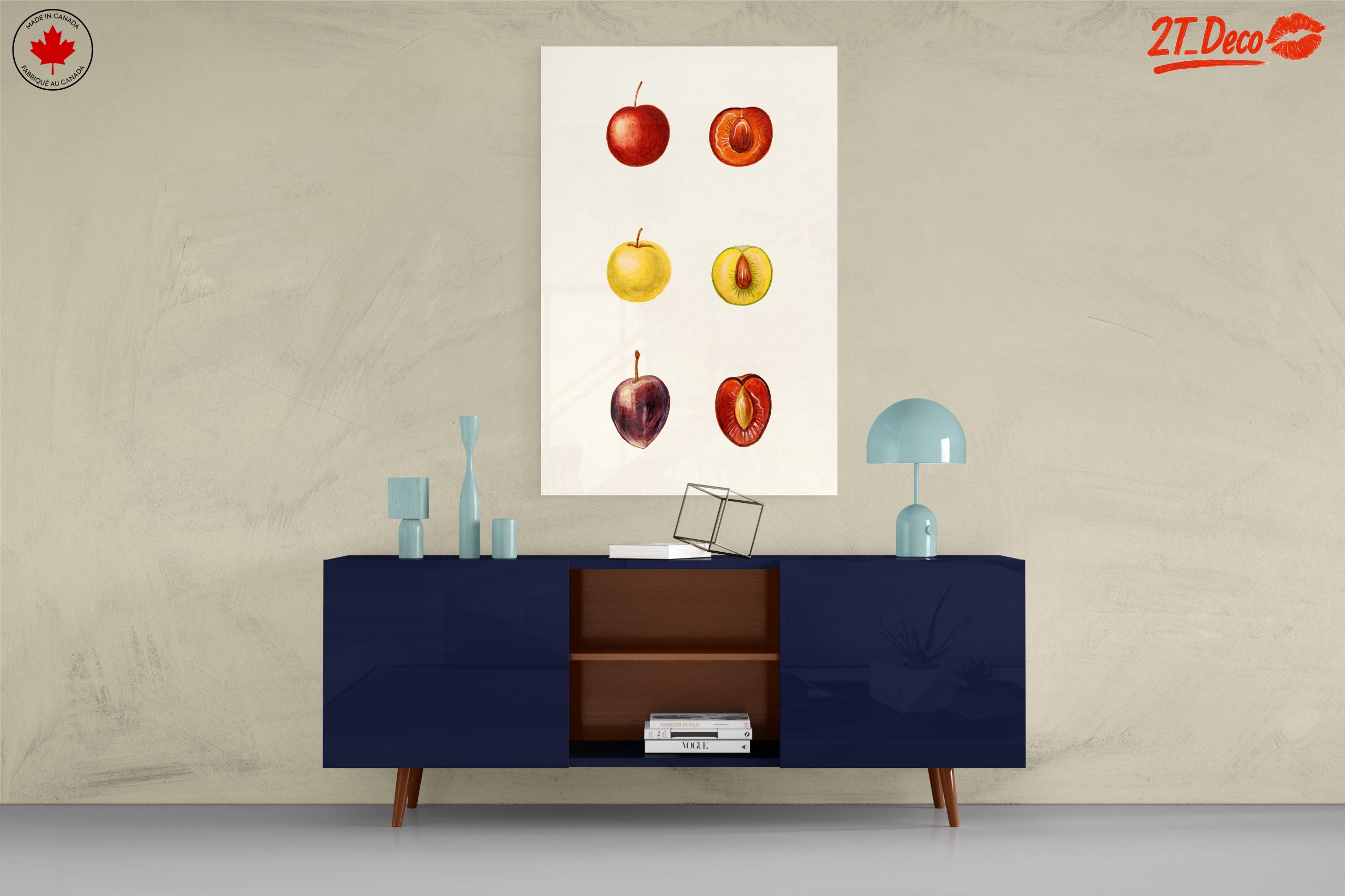 Stylized Fruit Illustrations in Abstract Style - Image 8