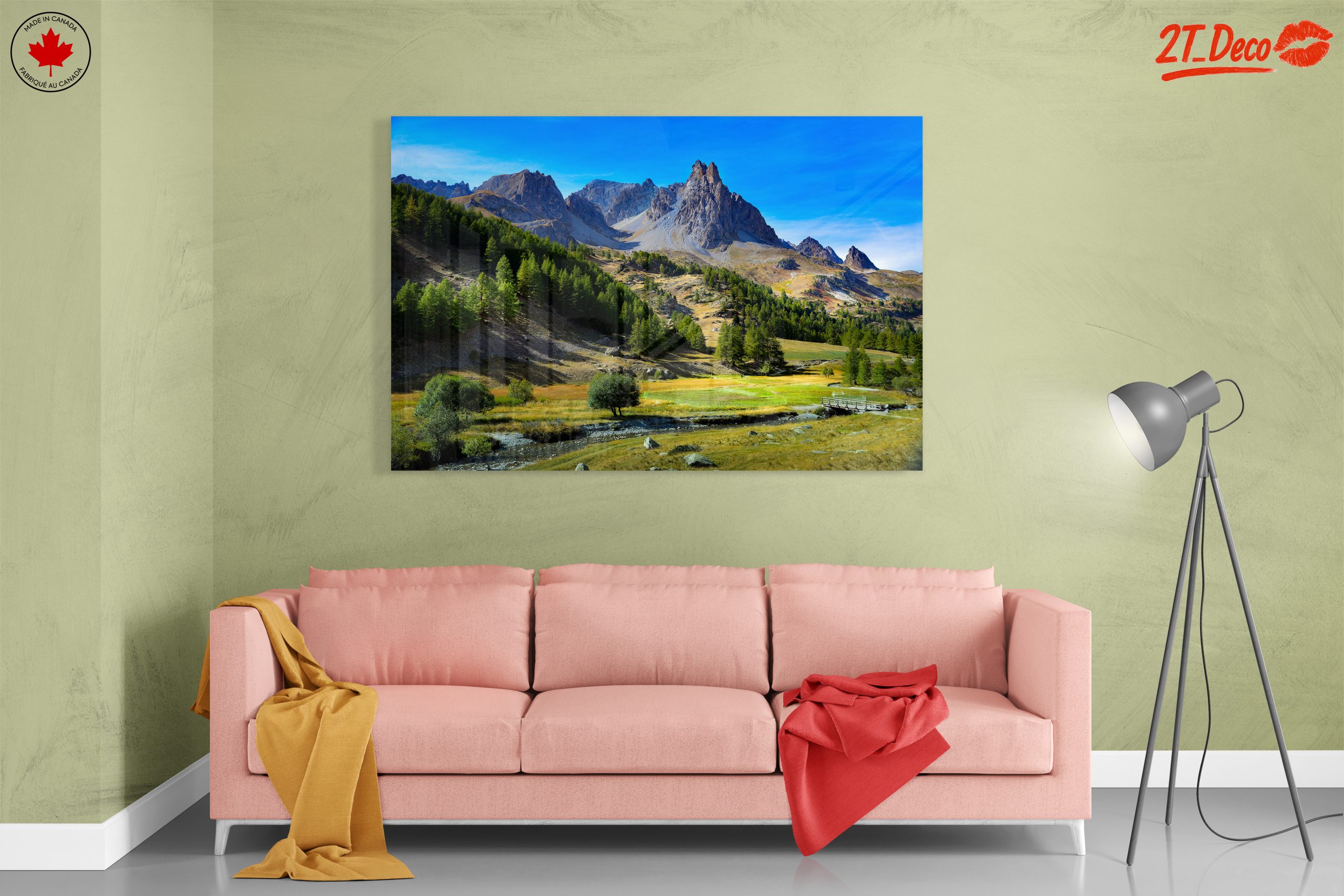 Stunning Mountain Landscape with Forest and River - Image 7