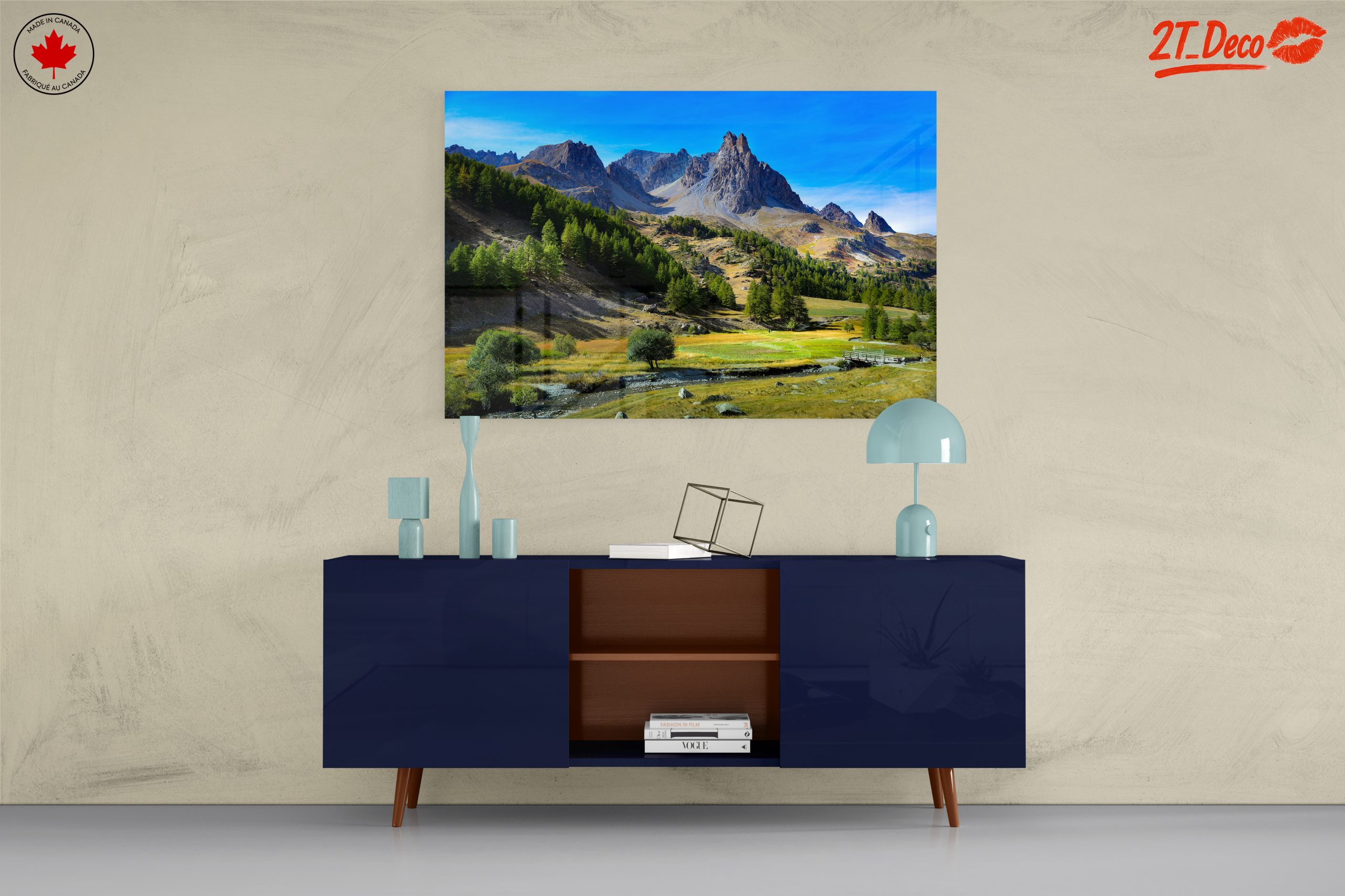 Stunning Mountain Landscape with Forest and River - Image 8