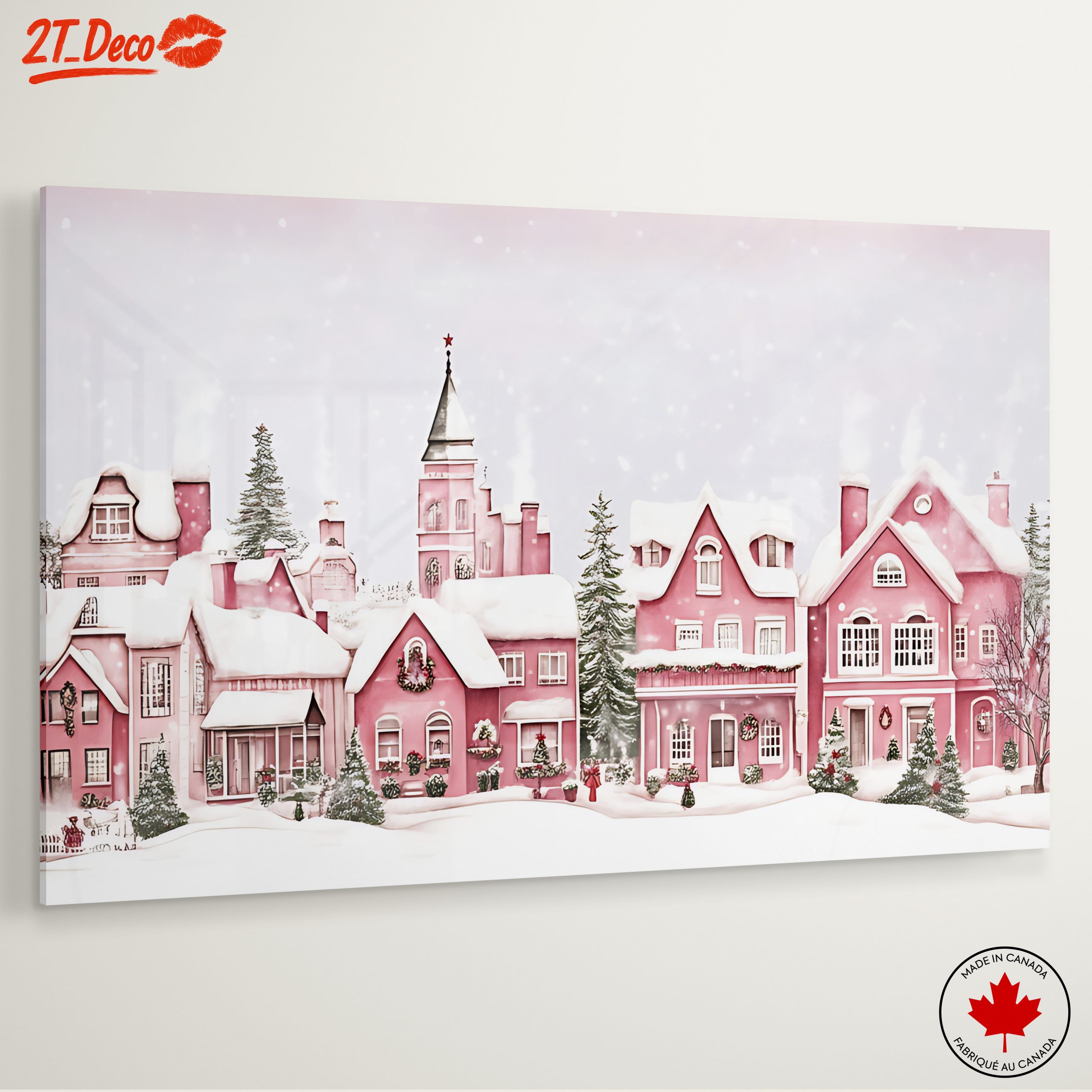 Charming Winter Village Scene for Christmas - Image 6