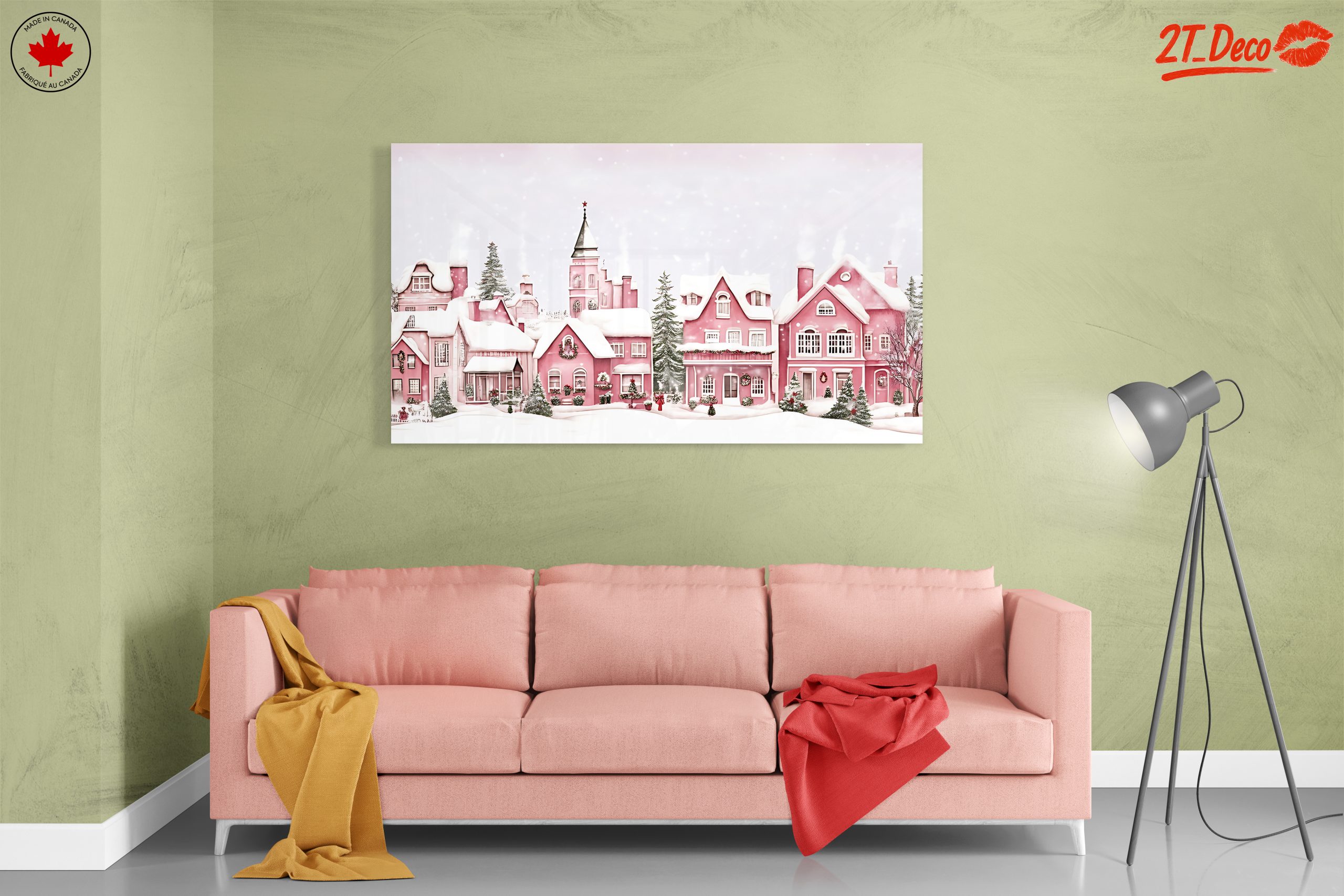 Charming Winter Village Scene for Christmas - Image 7