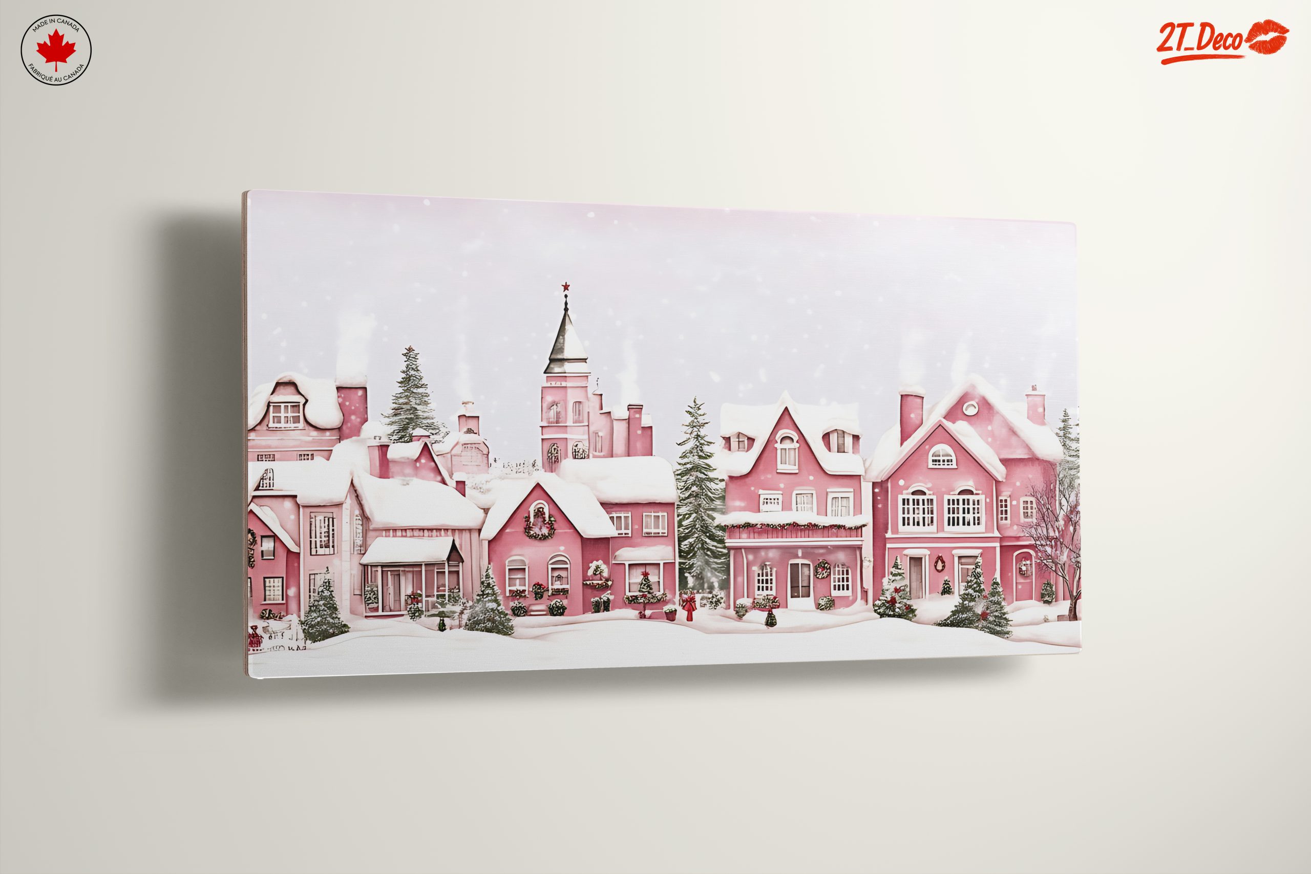 Charming Winter Village Scene for Christmas - Image 13