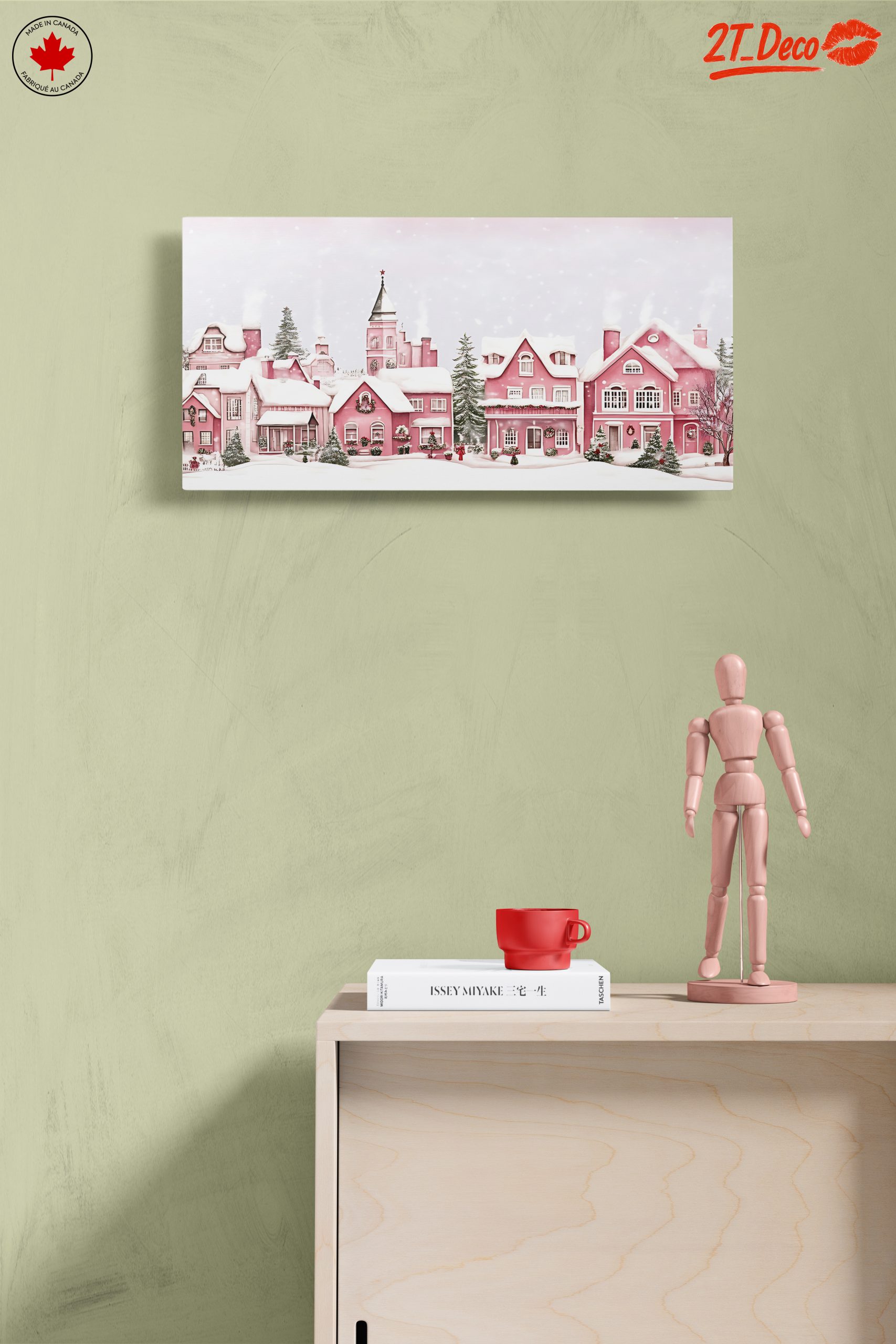 Charming Winter Village Scene for Christmas - Image 14