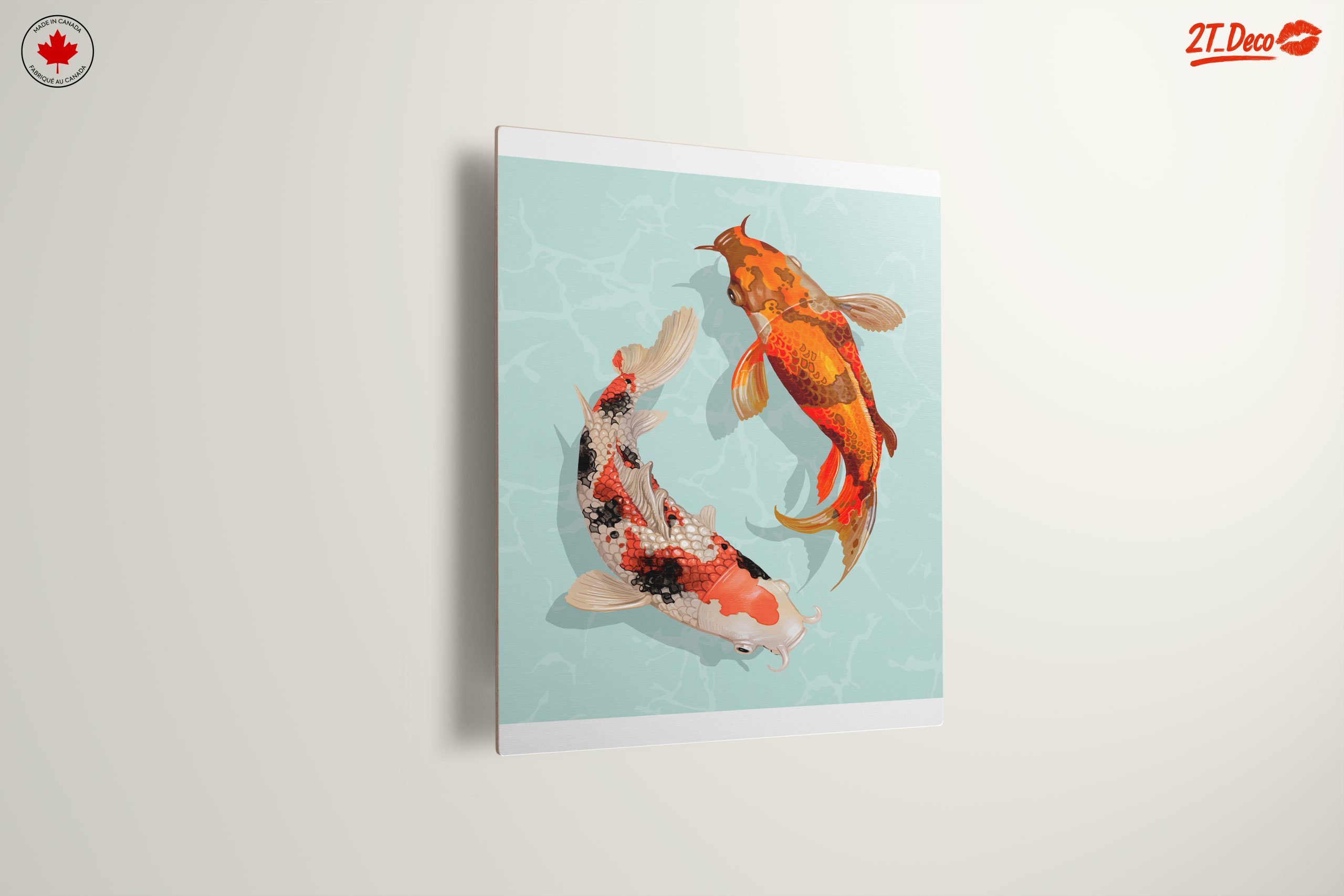 Colorful Stylized Koi Fish Art - Image 13