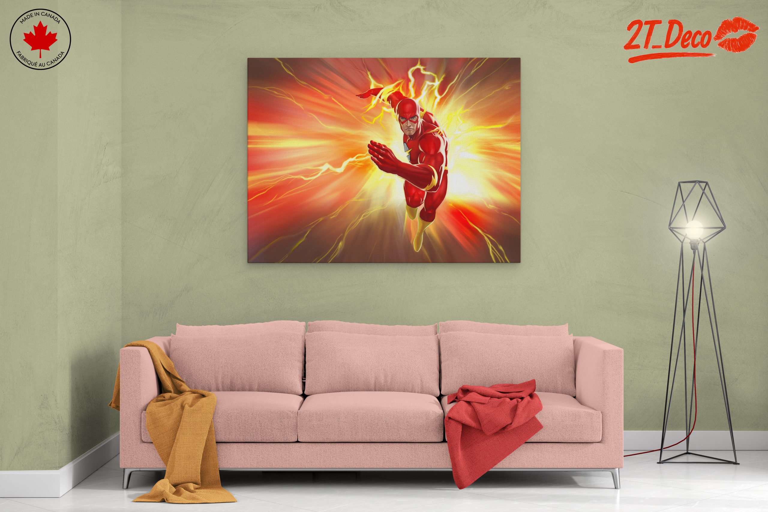 Dynamic Flash Superhero Art - Image 2
