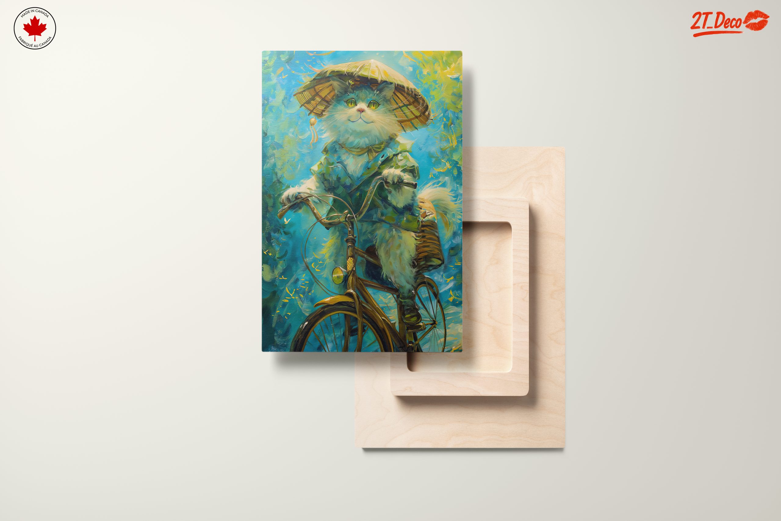 Playful Cat Riding a Bicycle - Image 11