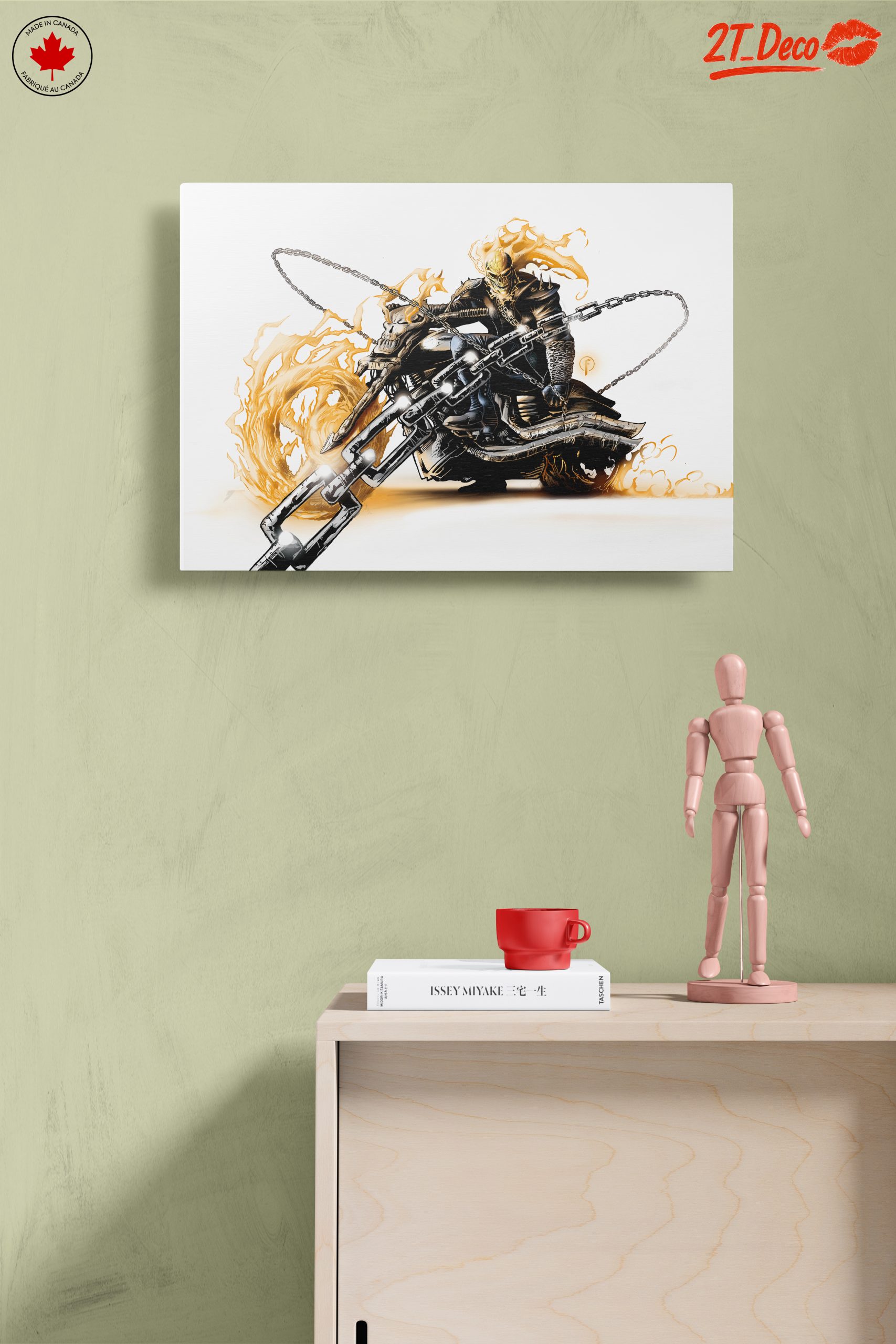 Ghost Rider Comic Art on Motorcycle - Image 14