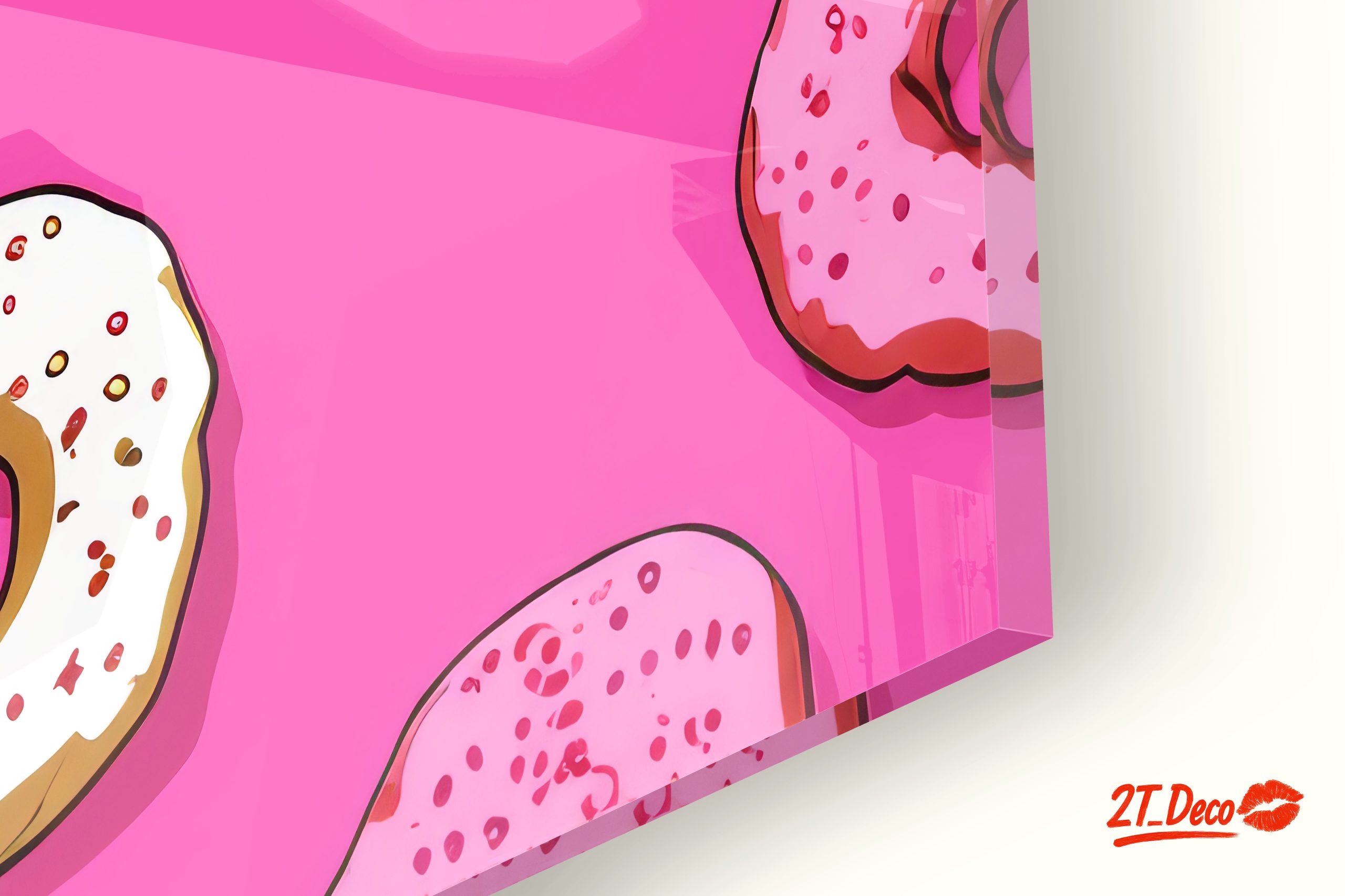 Playful Donut Pattern Art - Image 9