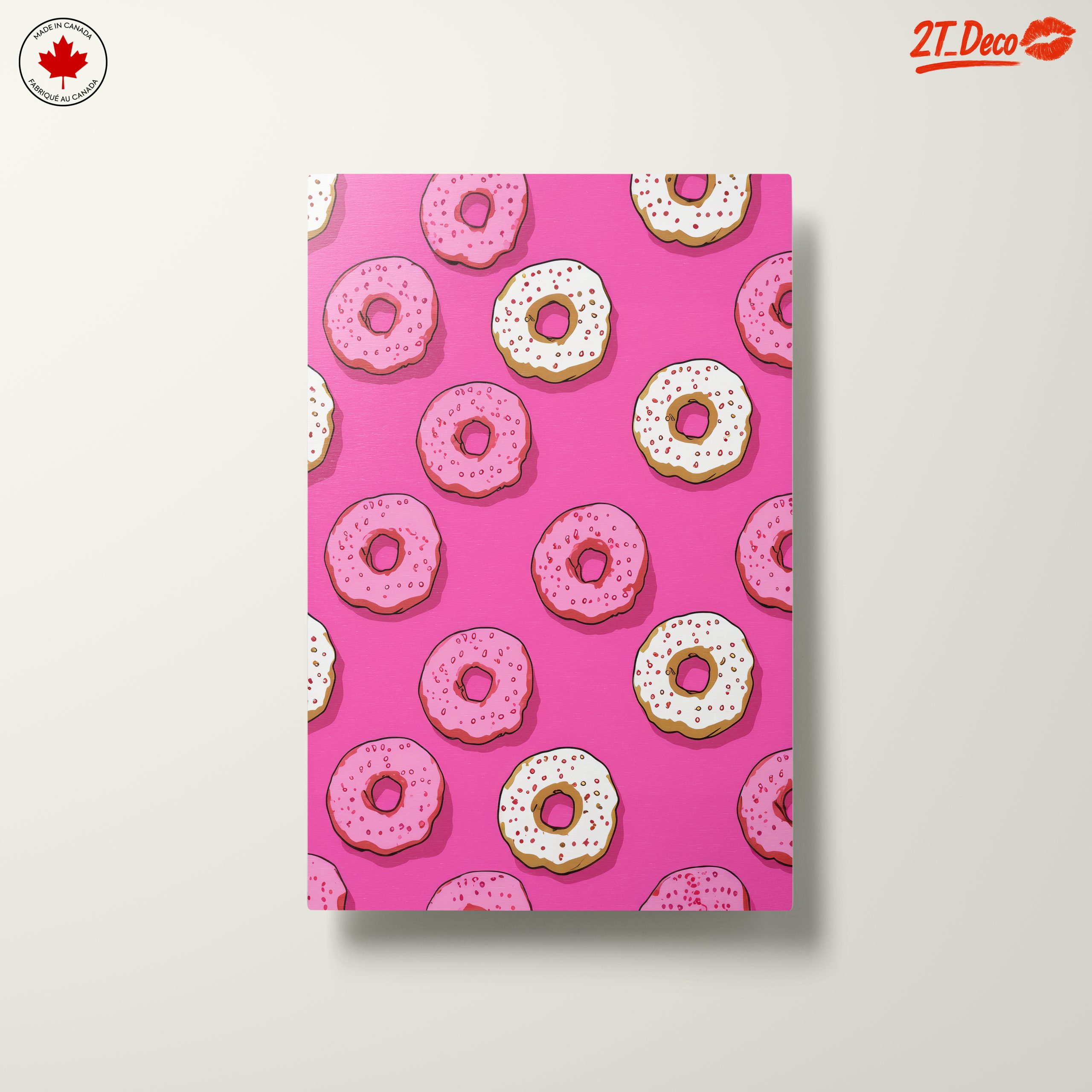 Playful Donut Pattern Art - Image 10
