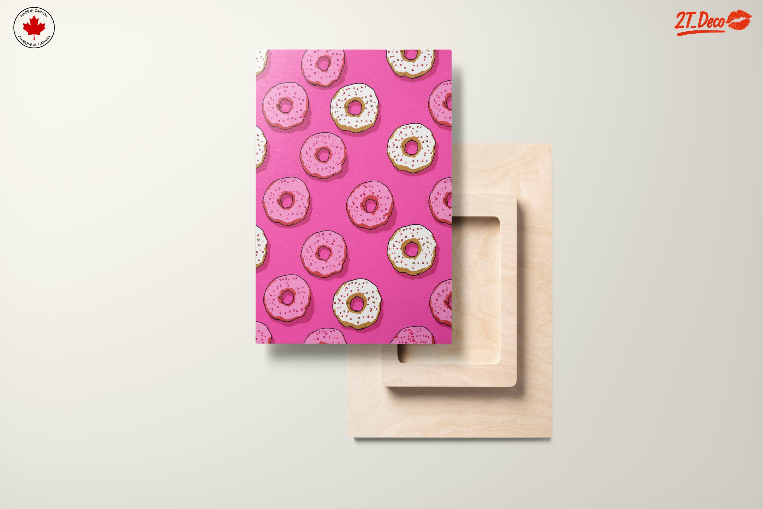 Playful Donut Pattern Art - Image 11