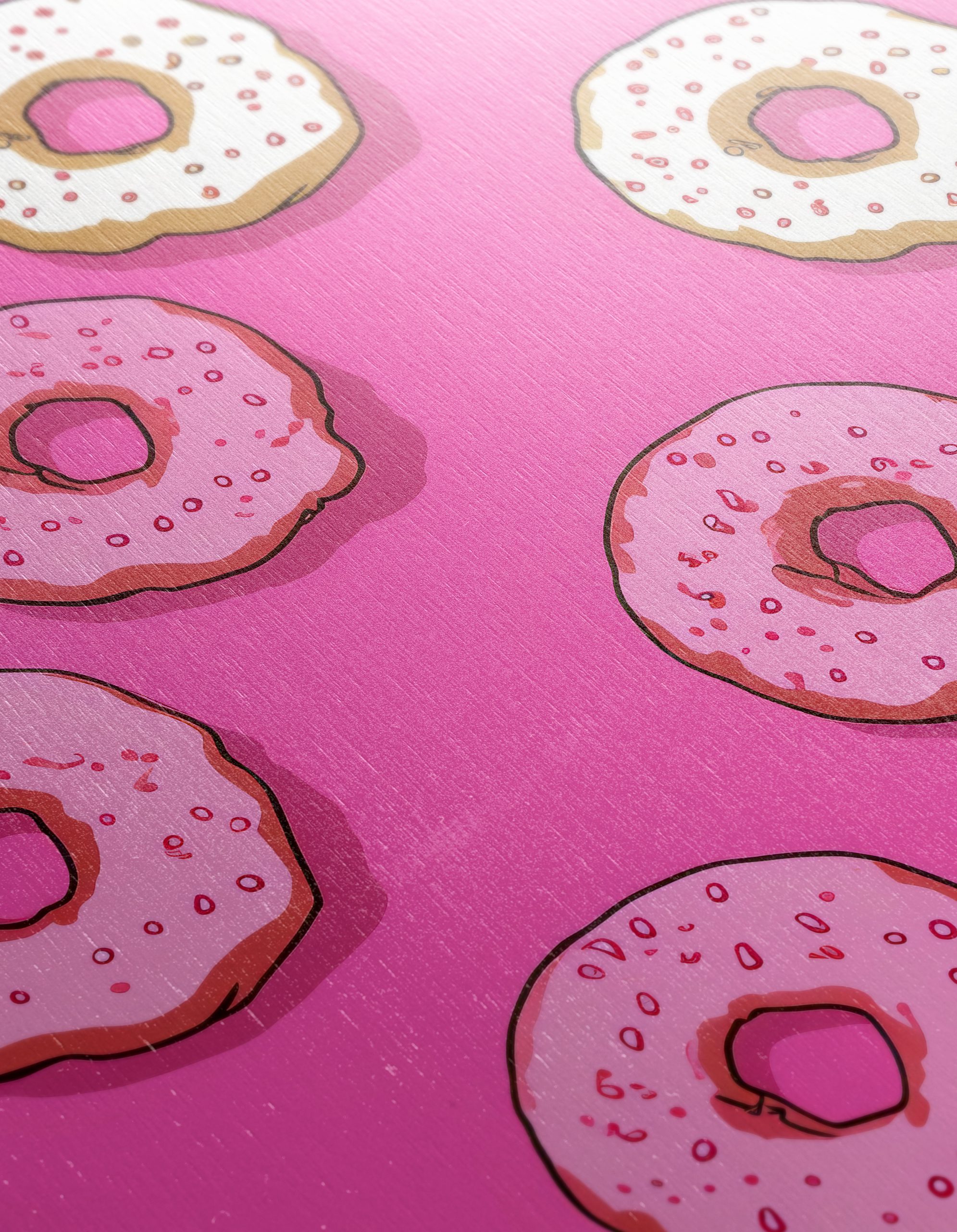 Playful Donut Pattern Art - Image 12