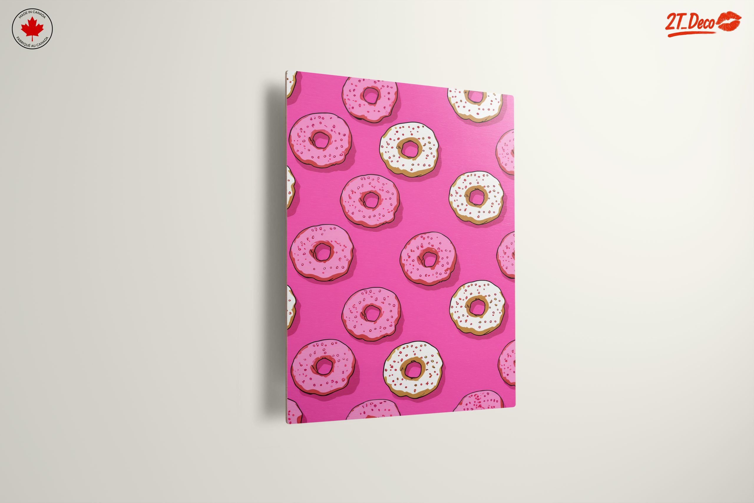 Playful Donut Pattern Art - Image 13