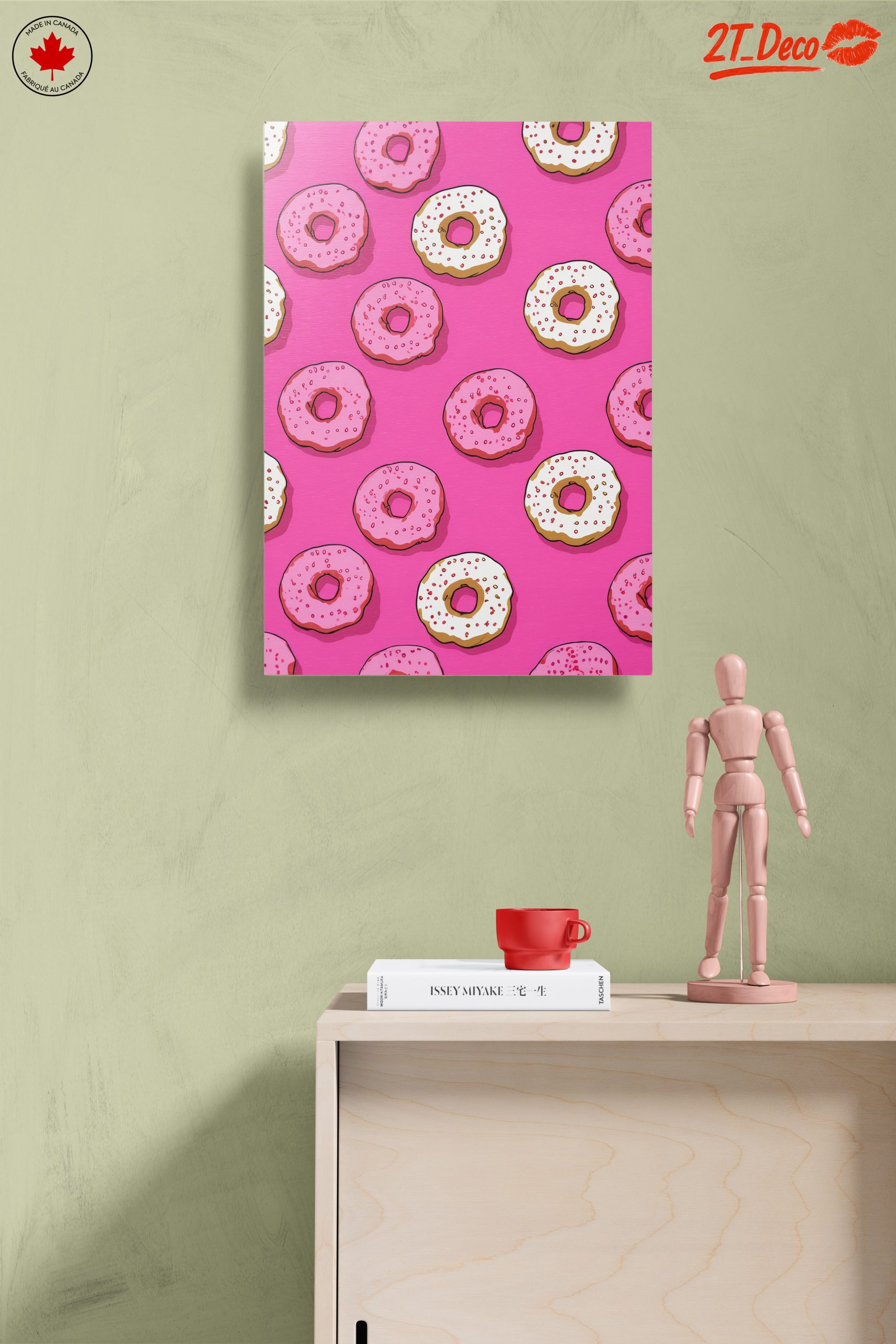 Playful Donut Pattern Art - Image 14